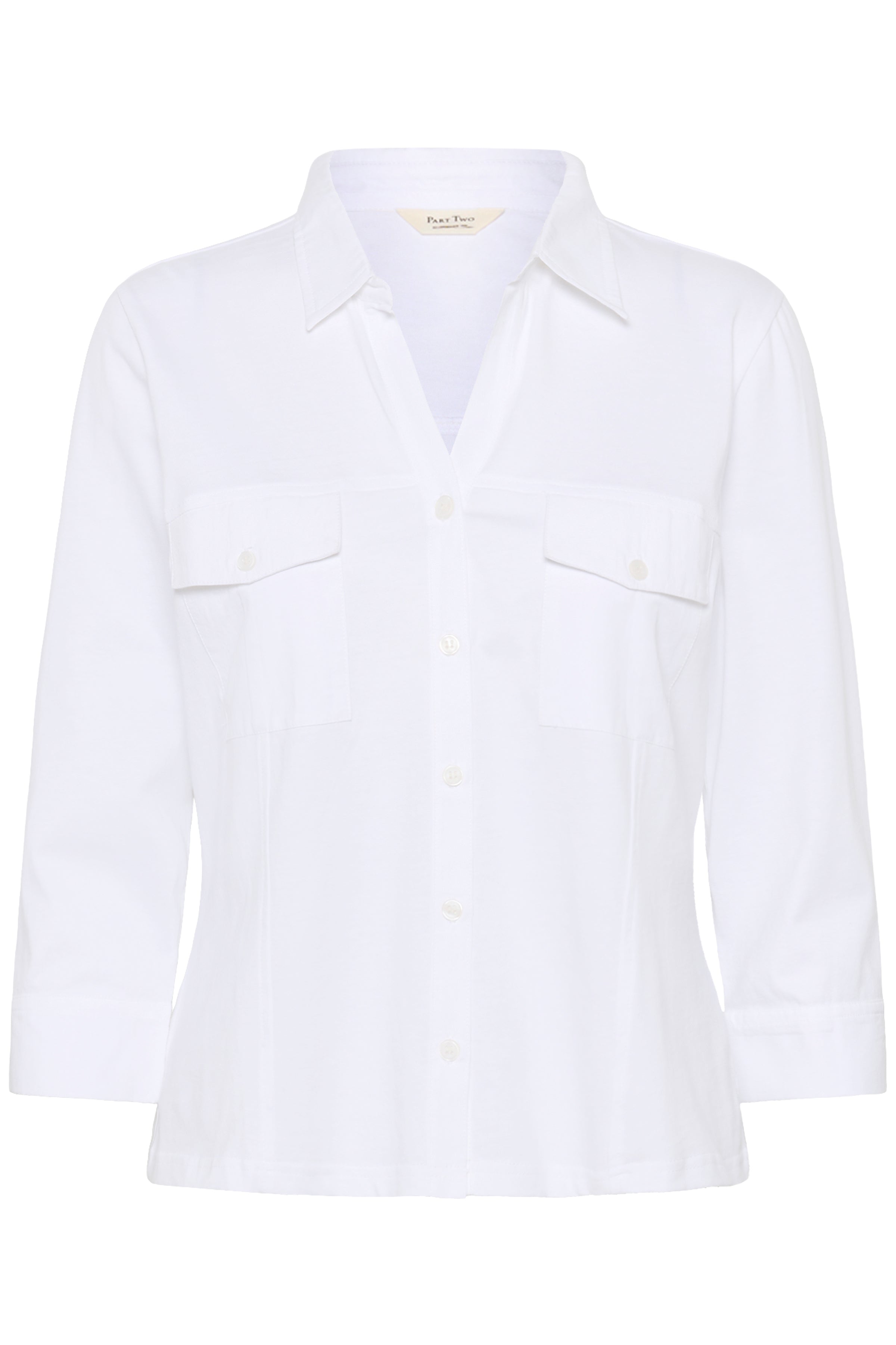 Anise White Cotton Shirt - 30310464