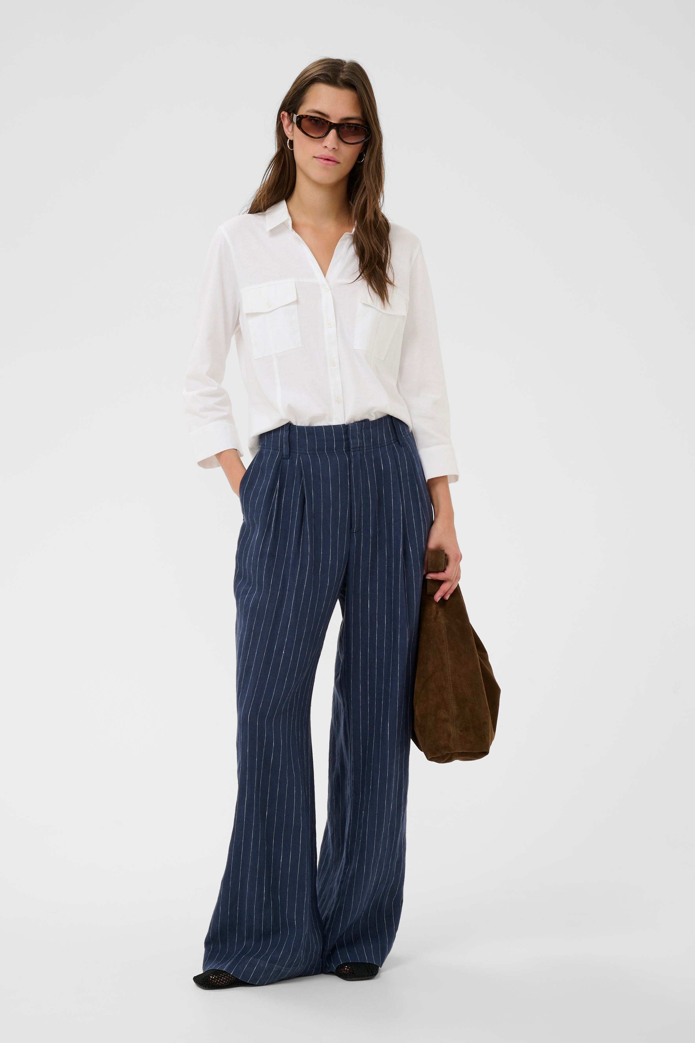 Anise White Cotton Shirt - 30310464