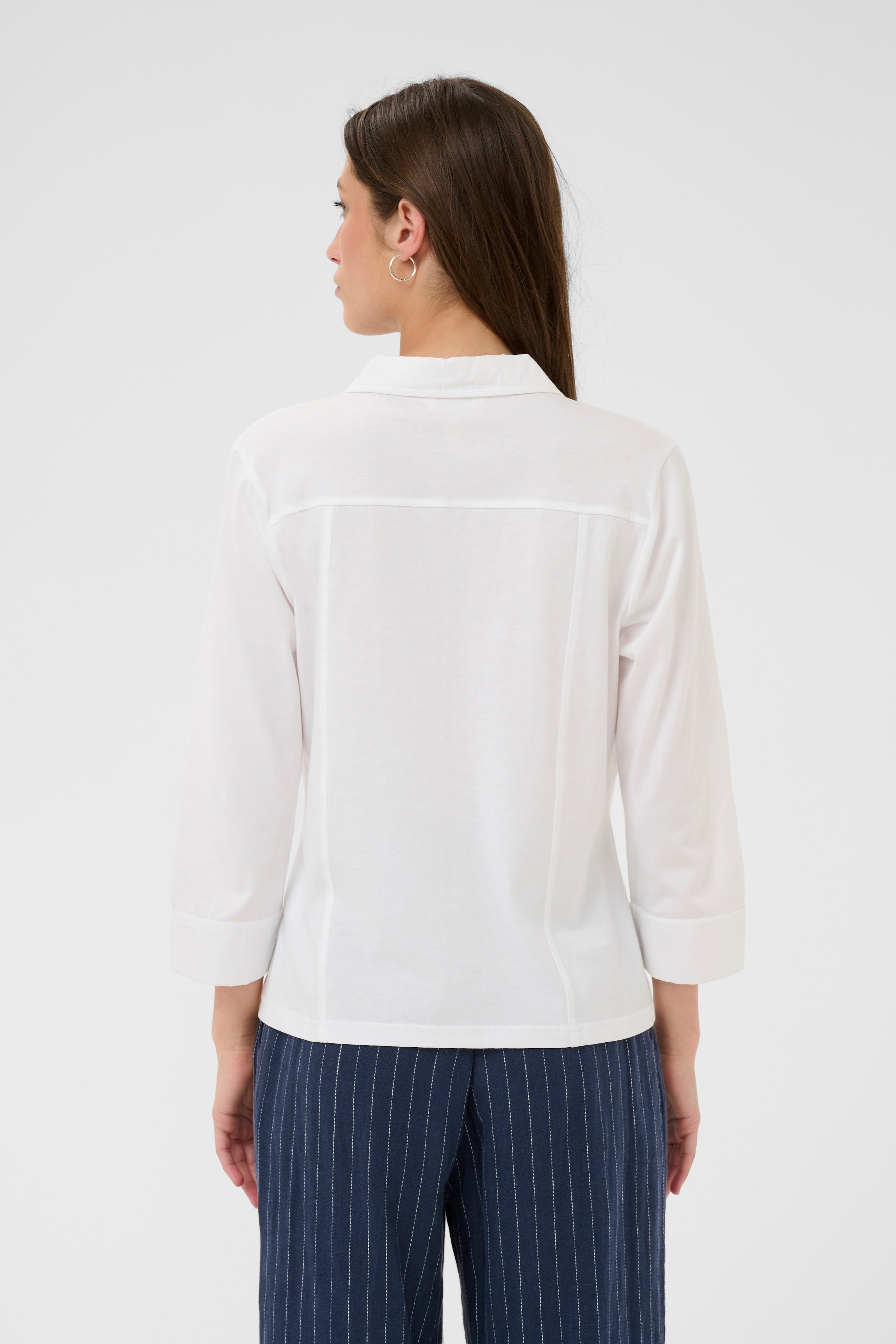 Anise White Cotton Shirt - 30310464