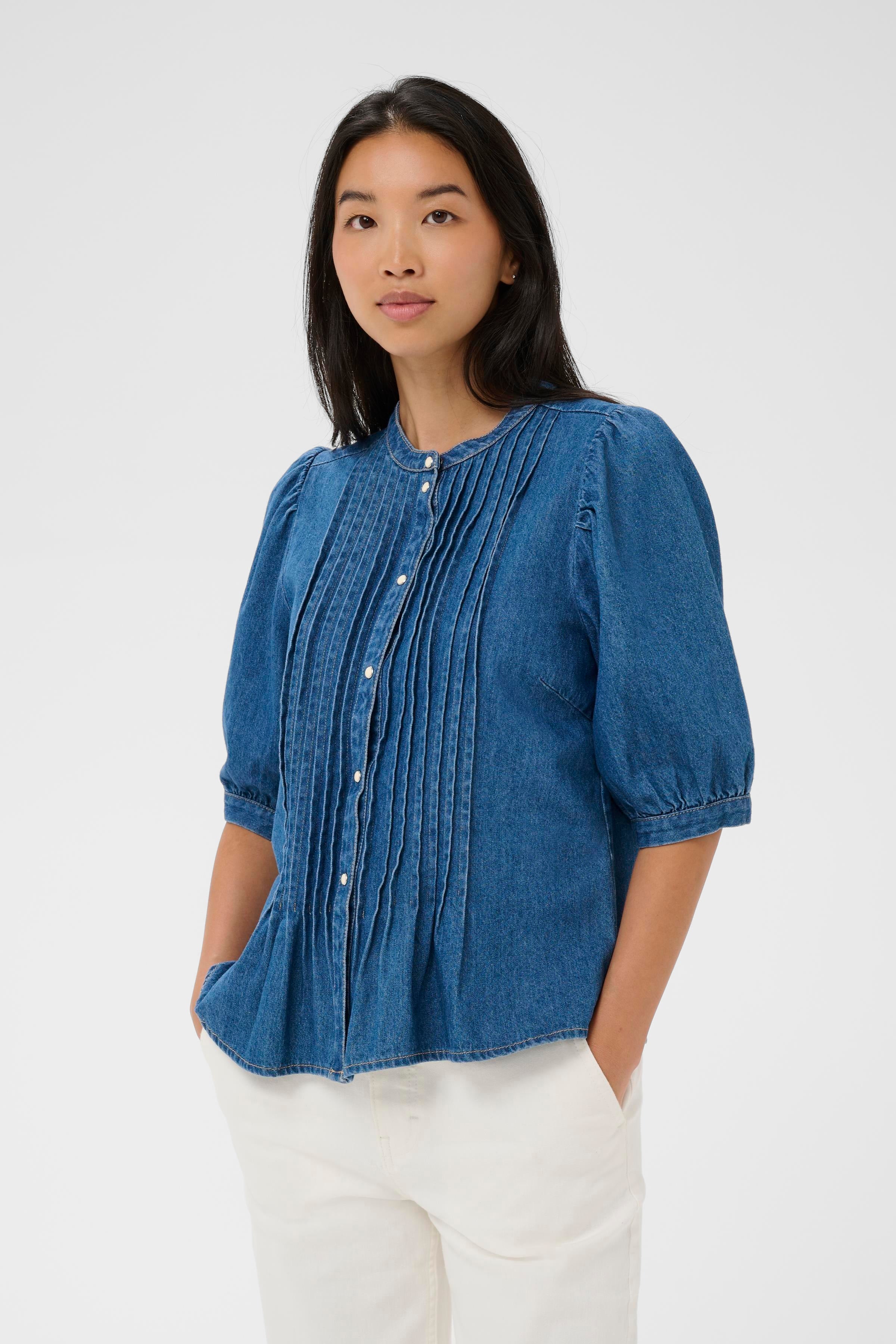 Alesia Blue Denim Shirt - 30310483