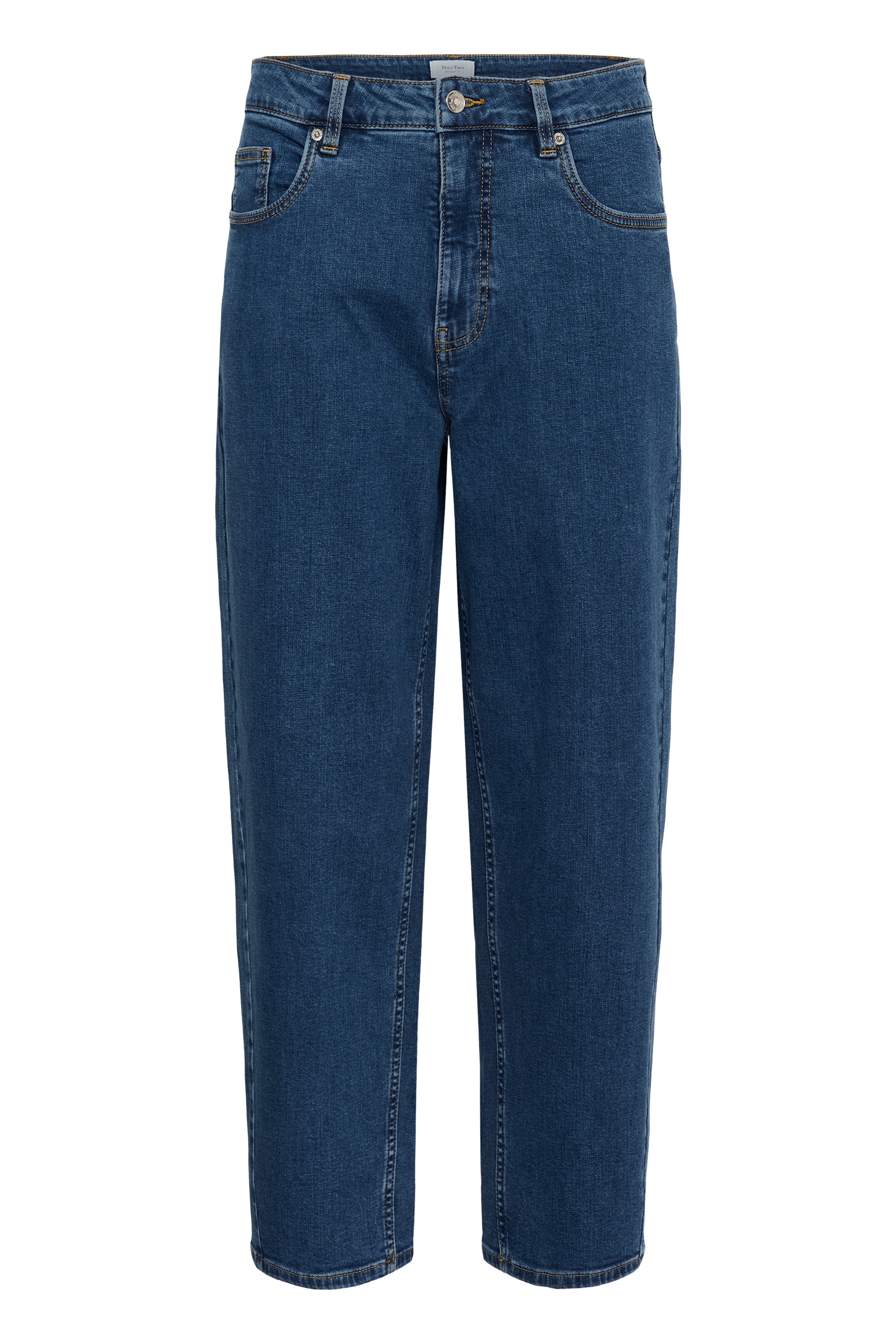 Adelena Med Dark Blue Jeans - 3010715