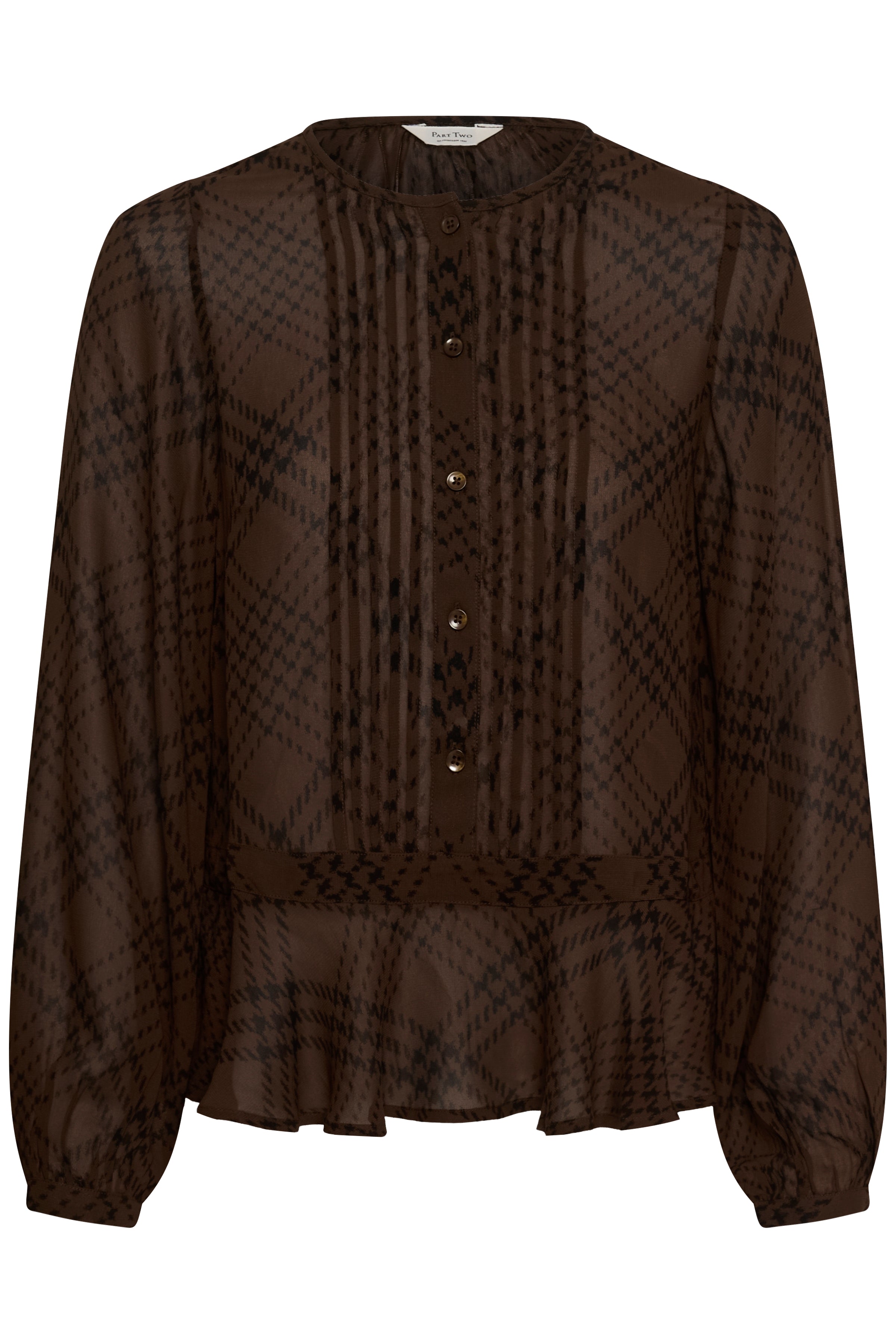 Cantaline Brown Check Shirt - 30310758