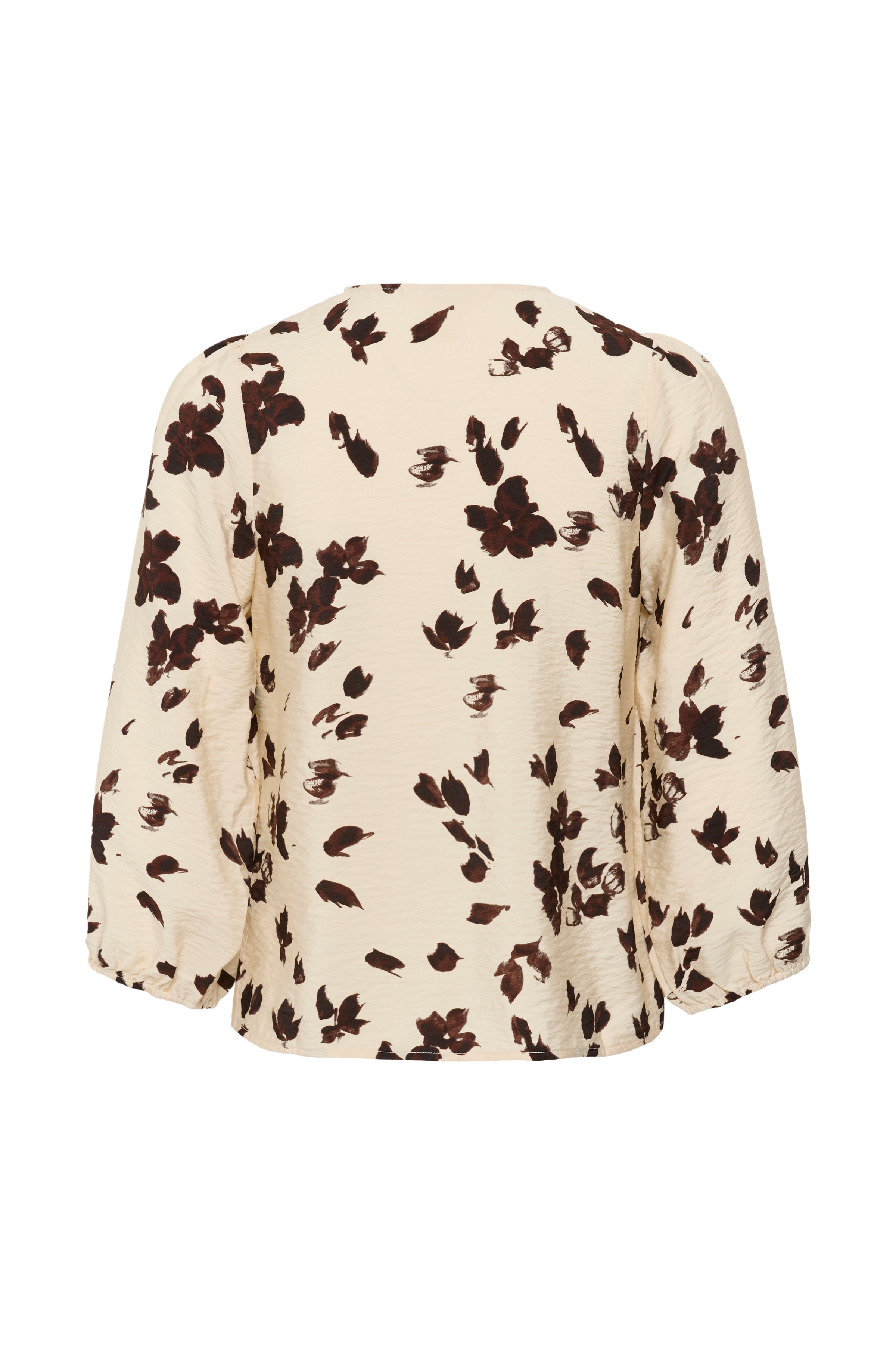 Channie Oatmeal Print Shirt - 30310770