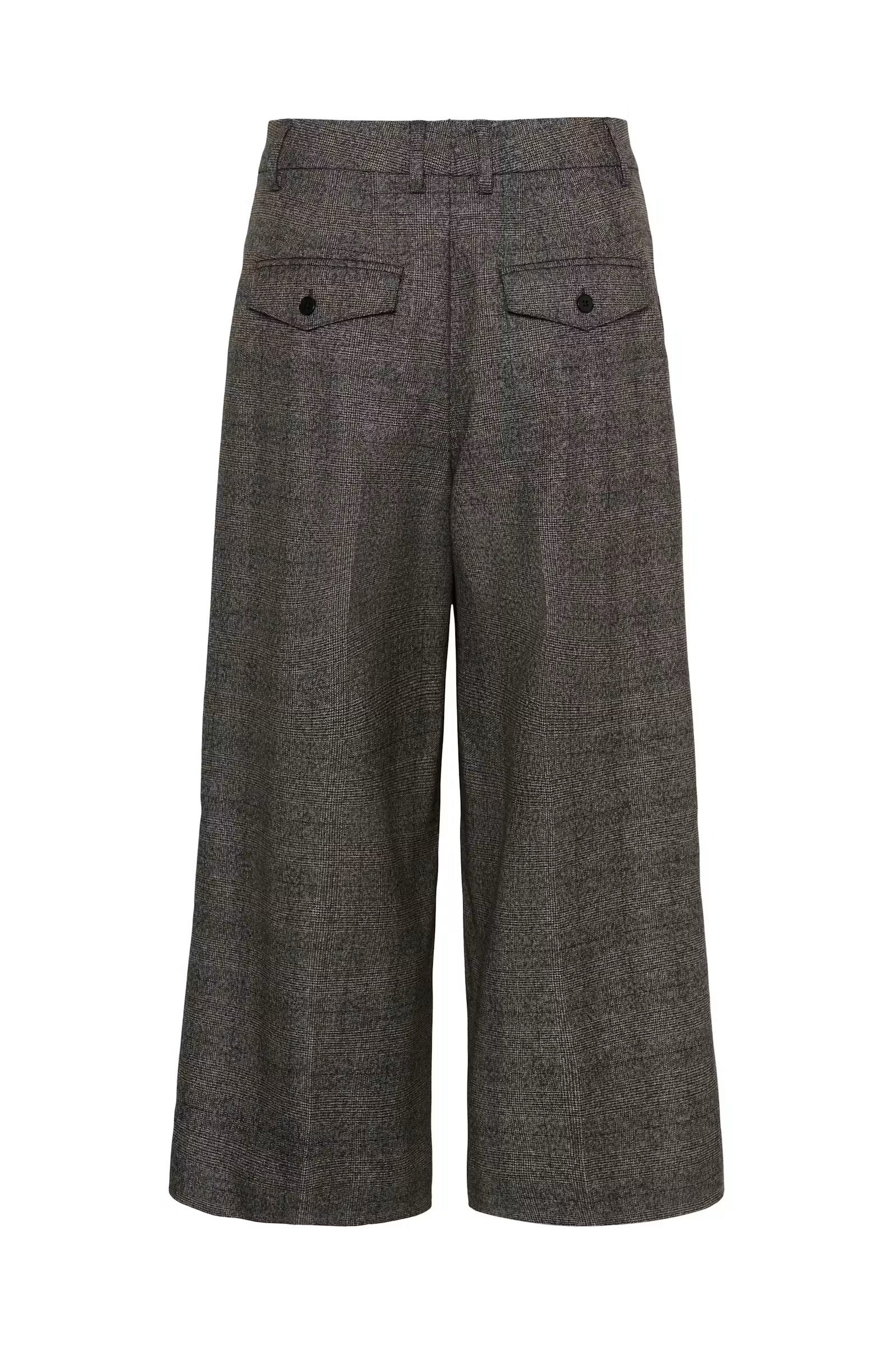 Clementina Black Check Crop Pants - 30310803