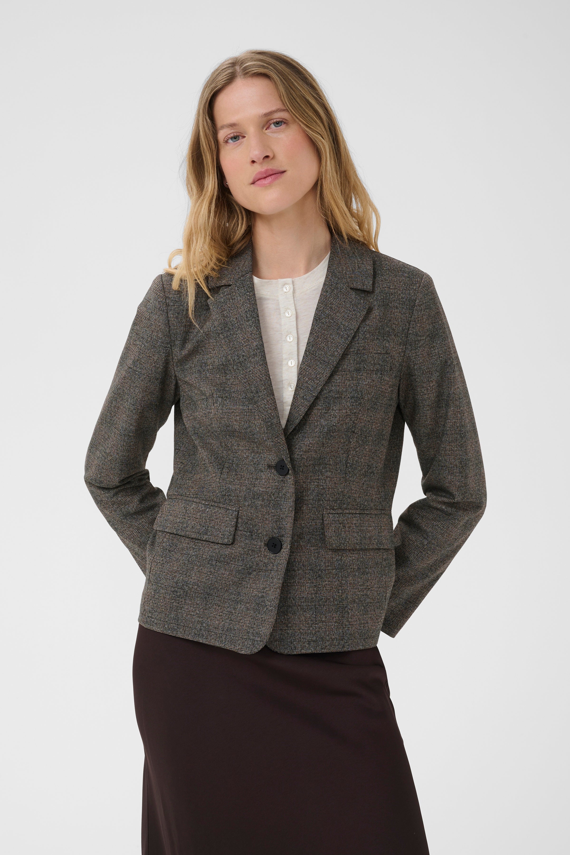 Clarrissa Black Check Blazer - 30310804