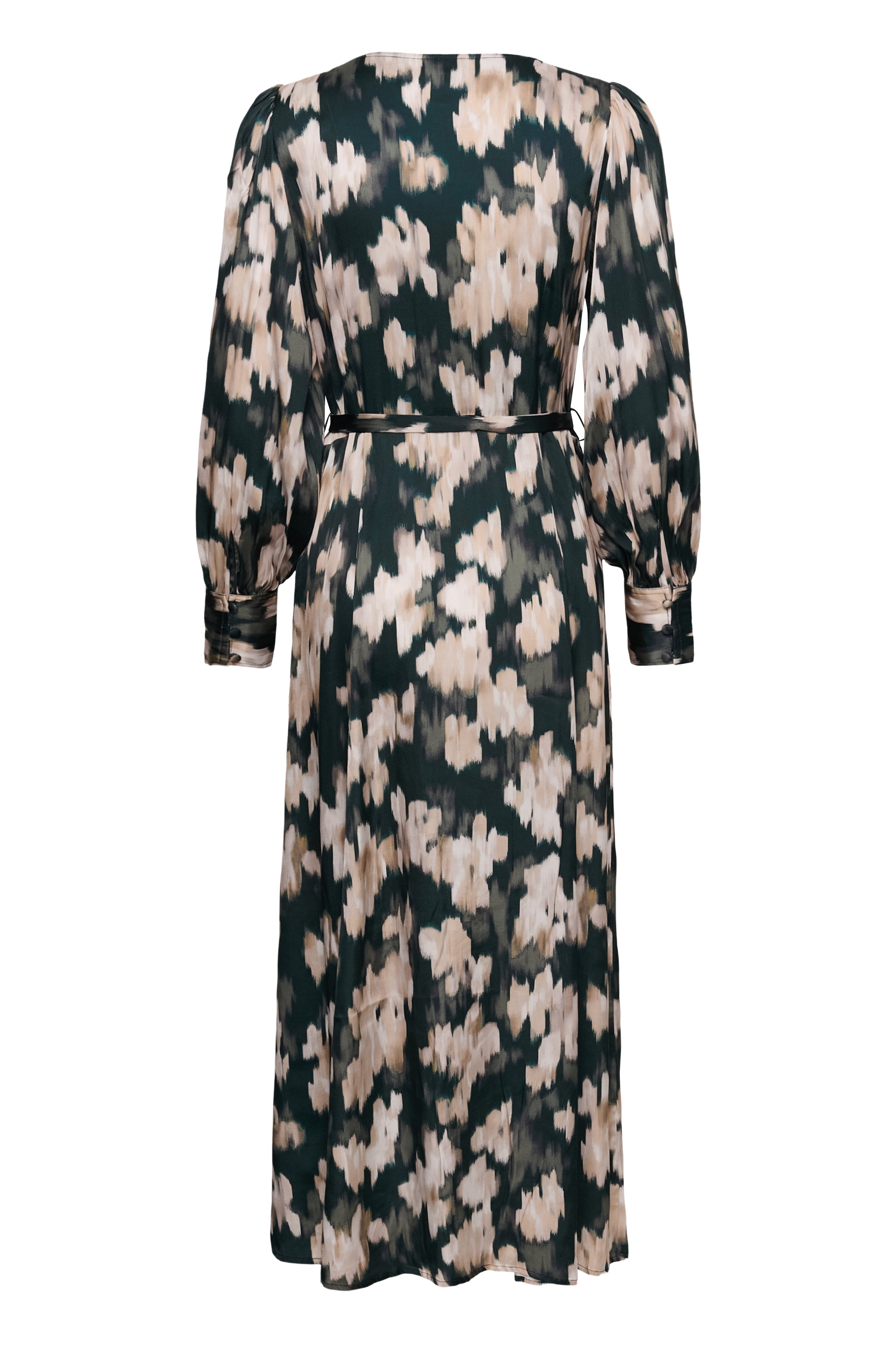 Ciluca Green Blurred Flower Dress - 30310810