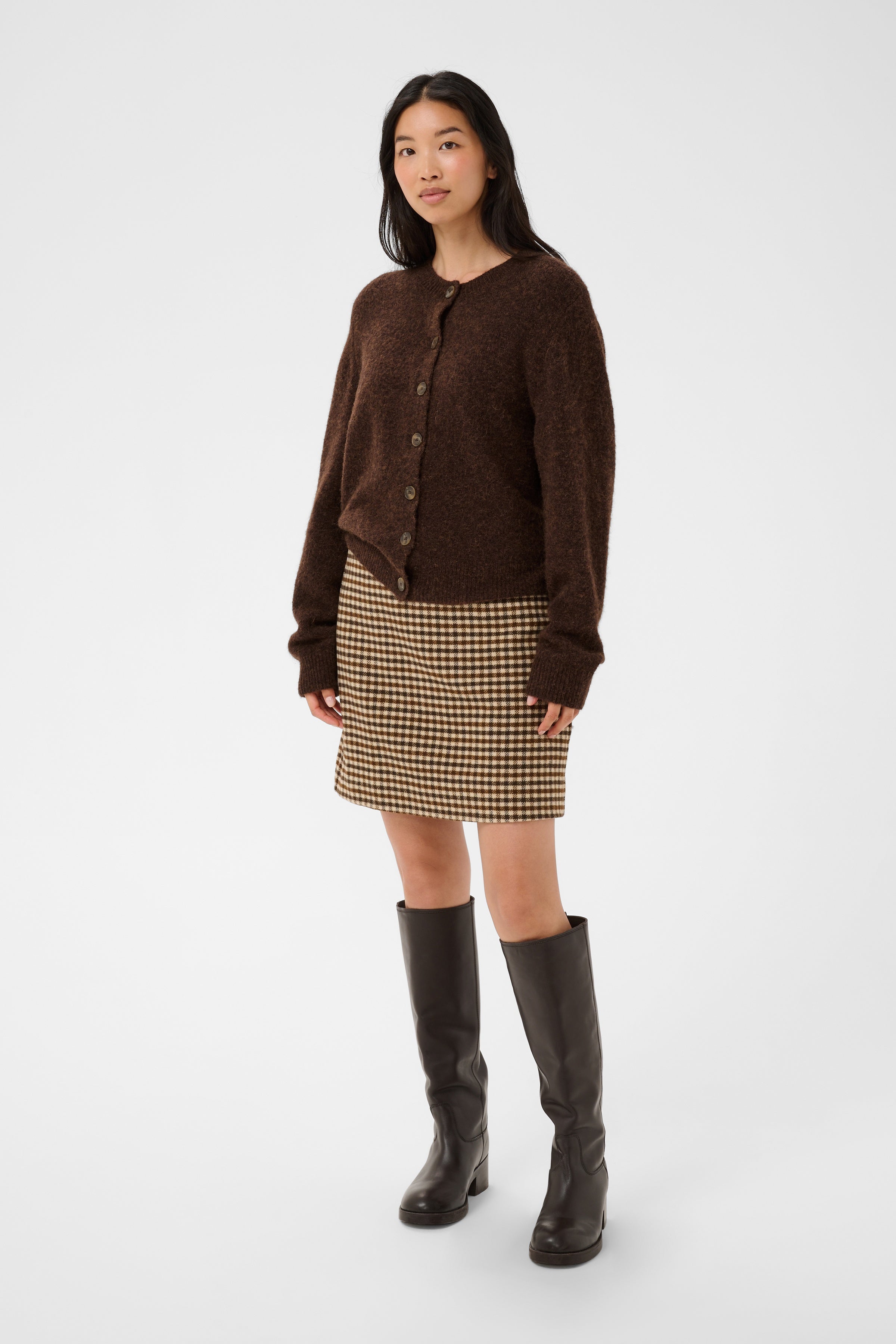 Chanie Brown Cardigan - 30310843
