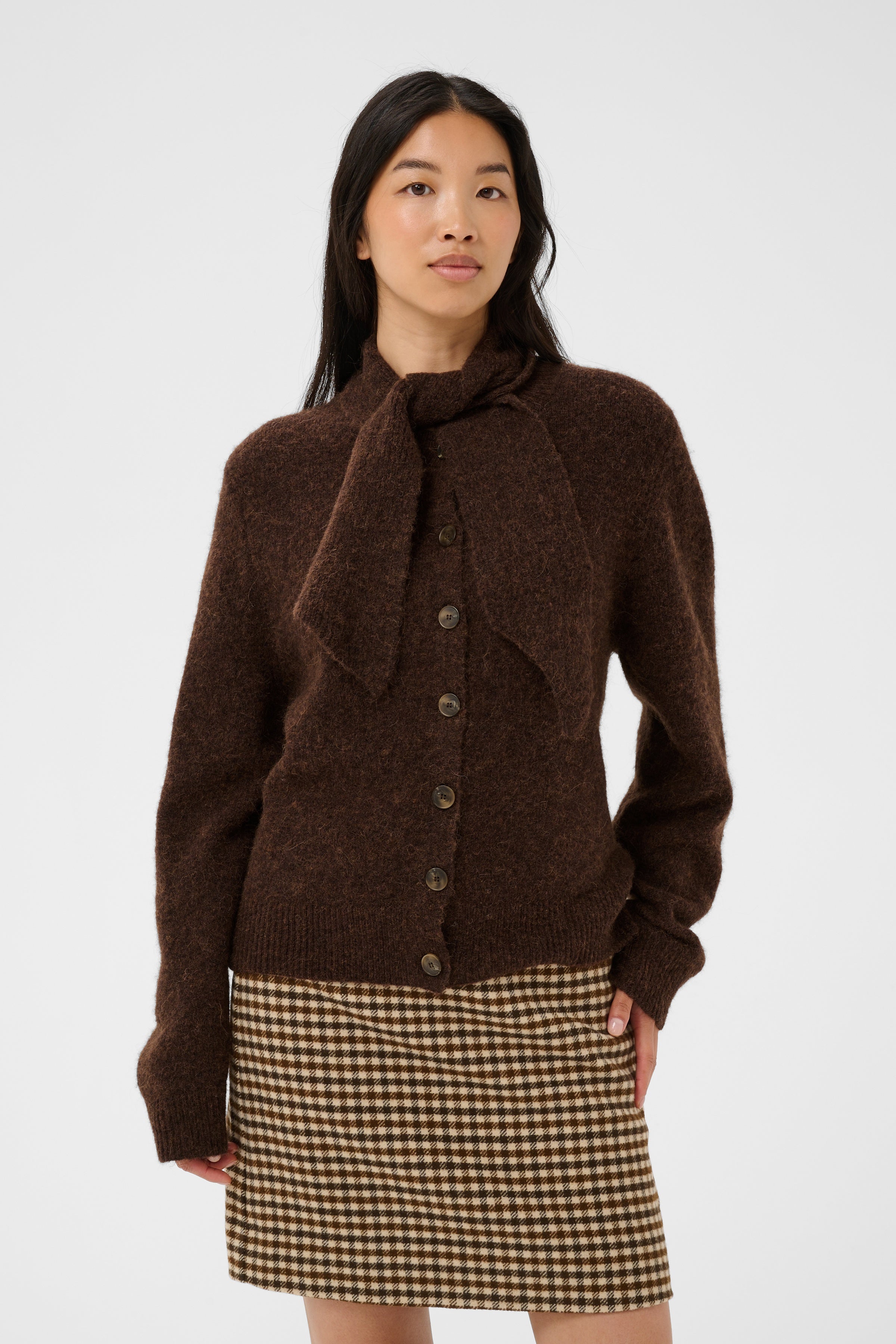 Chanie Brown Cardigan - 30310843