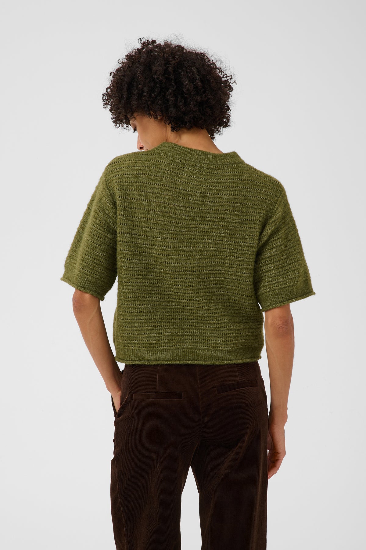 Cerys Green Melange Pullover - 30310846