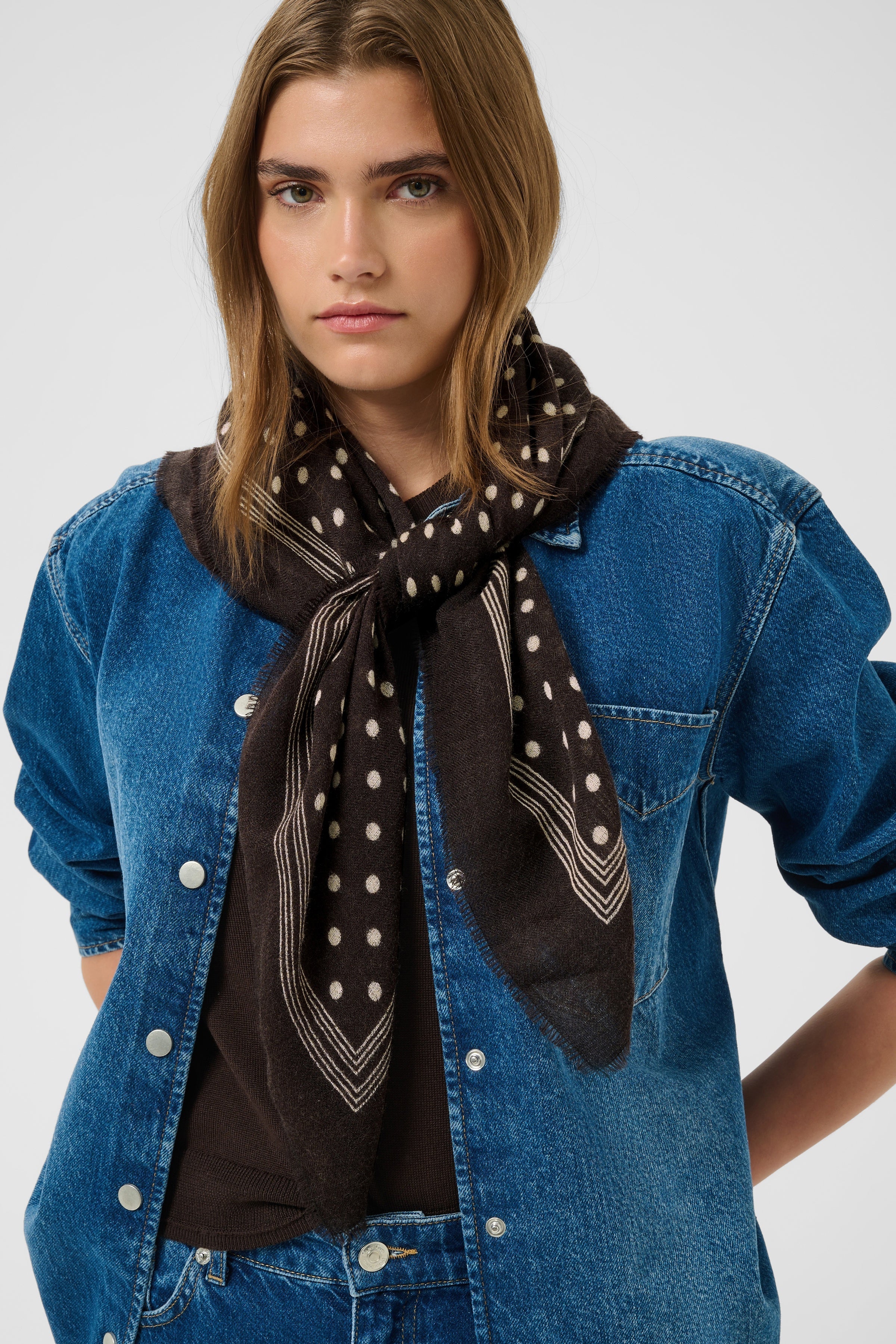 Celesta Mole Dot Scarf - 30310875