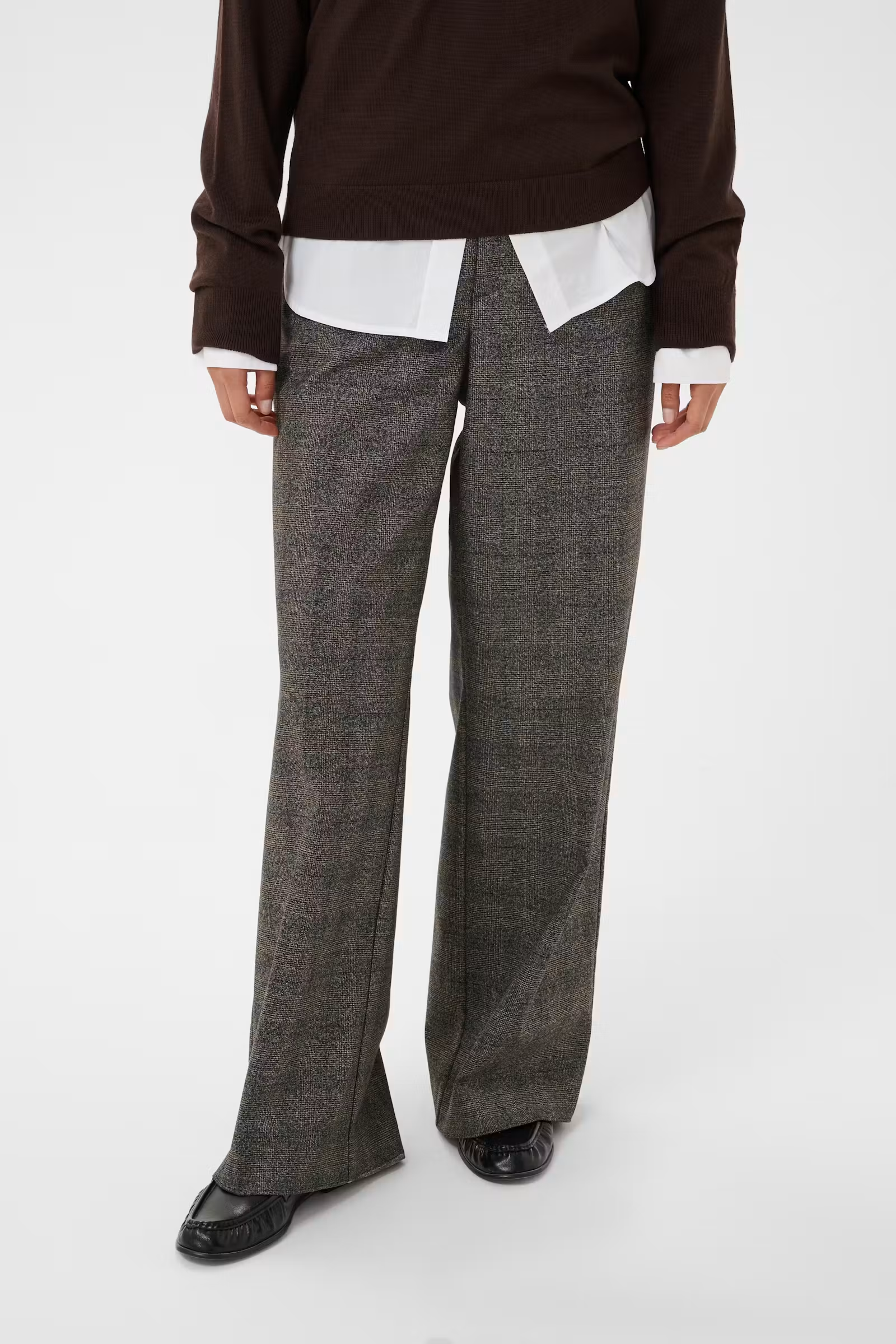 Ninni Black Check Trousers - 30310883