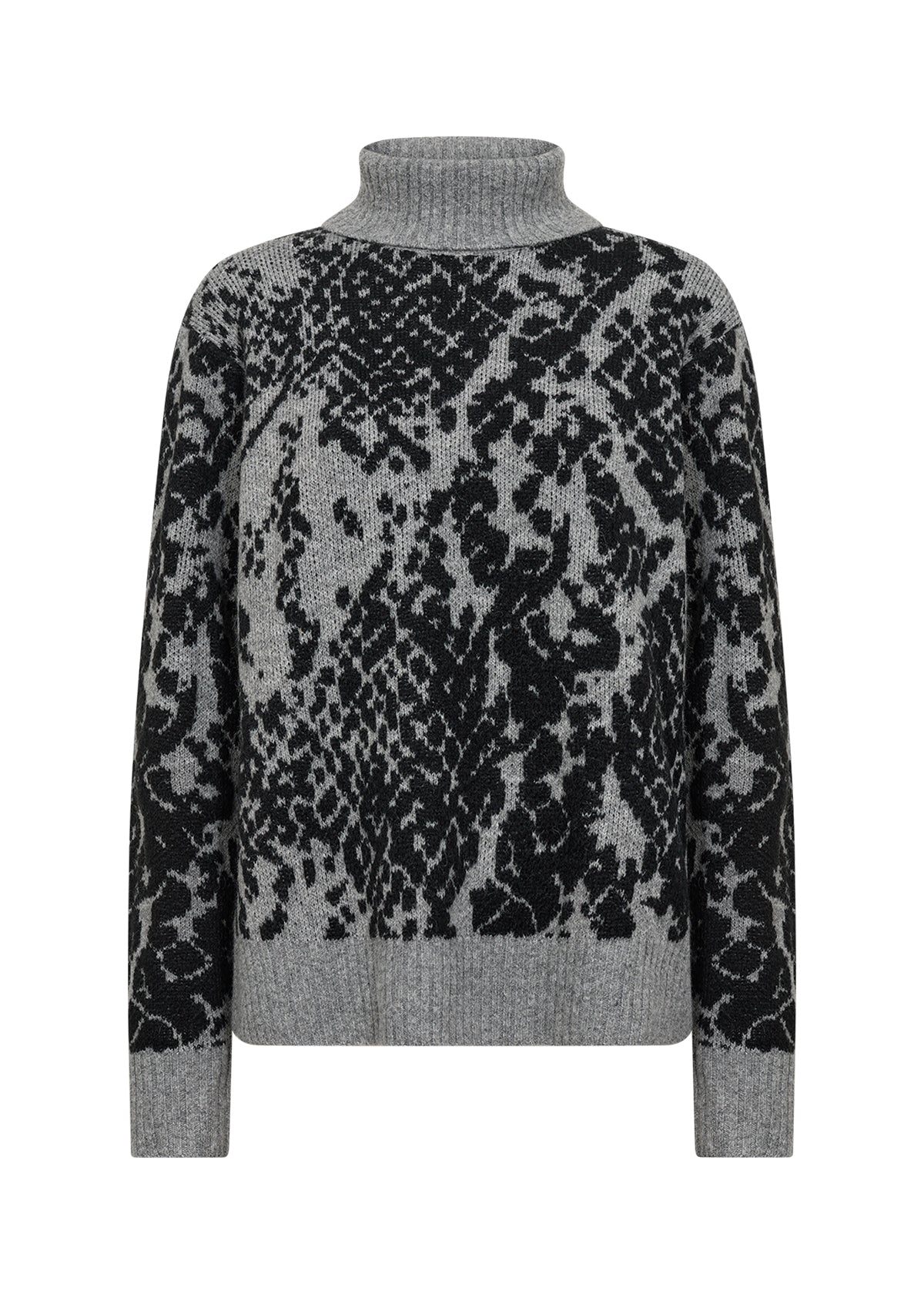 Vendi 2 Grey Abstract Design Pullover - 33690
