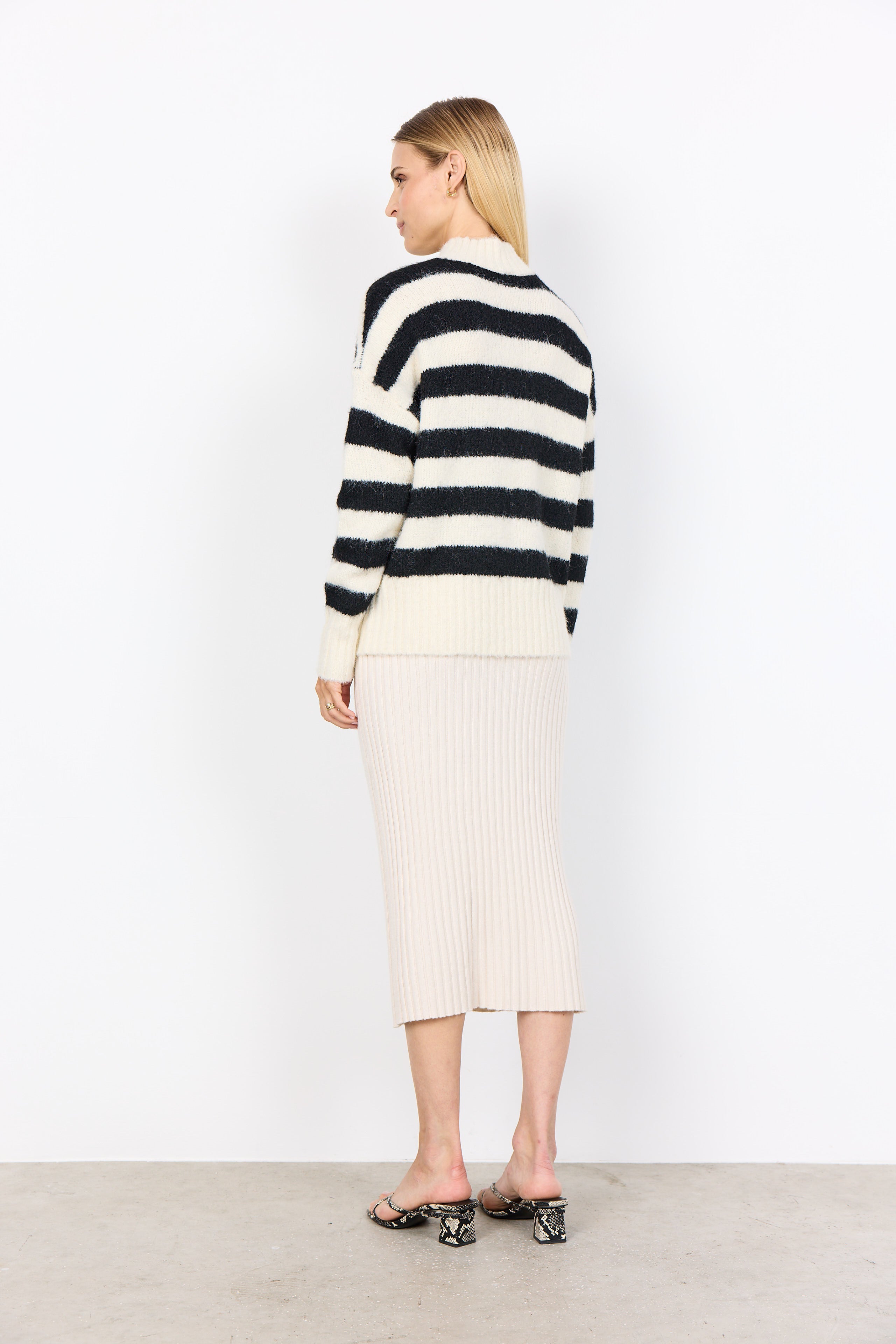 Ilene 4 Black Stripe Sweater - 33710