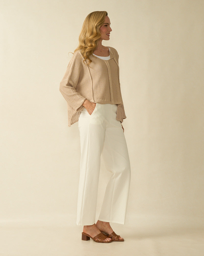 Beige Layer Knit - 3741