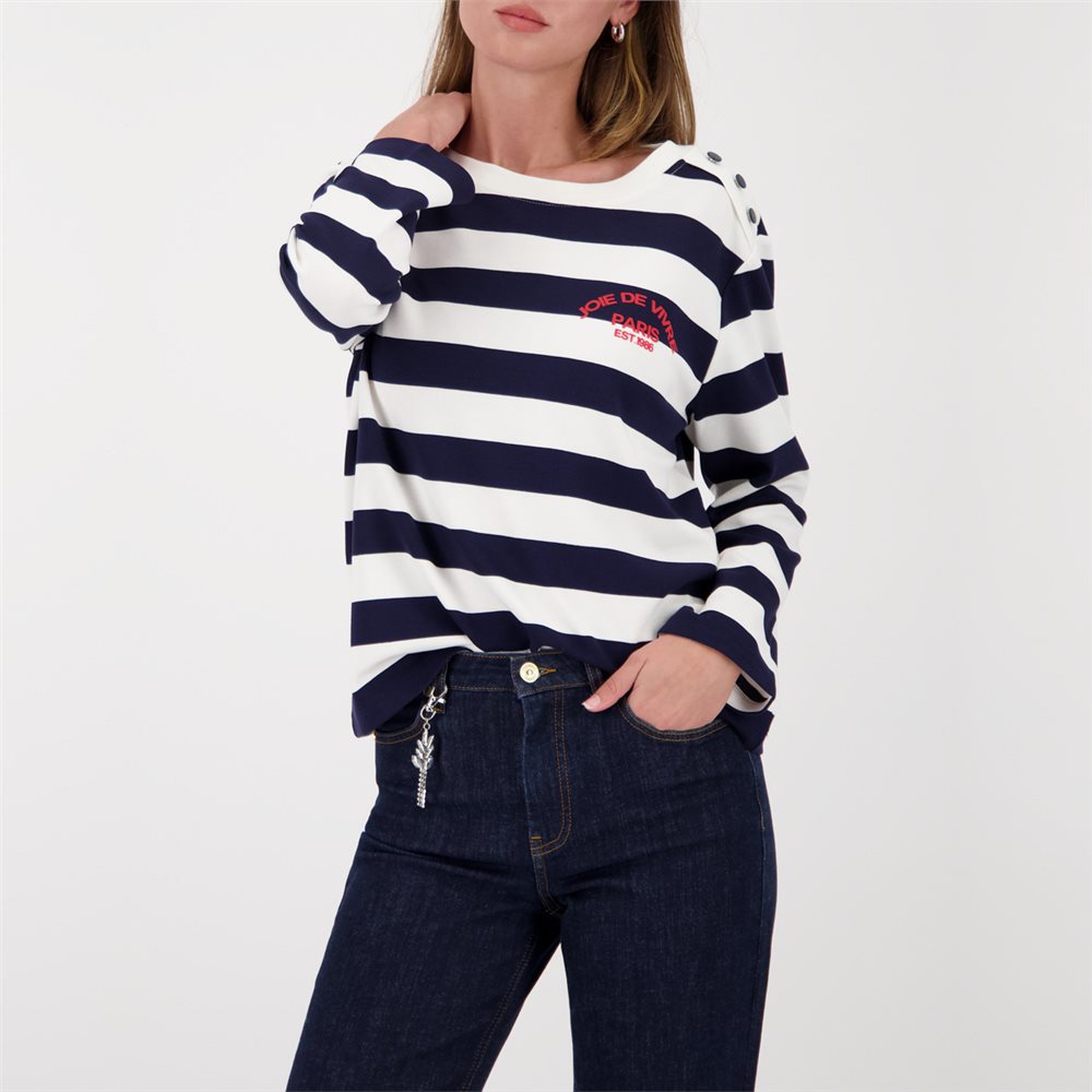 Marine Striped Sweatshirt - 410080
