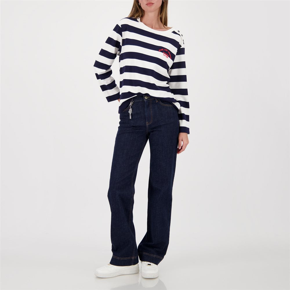 Marine Striped Sweatshirt - 410080