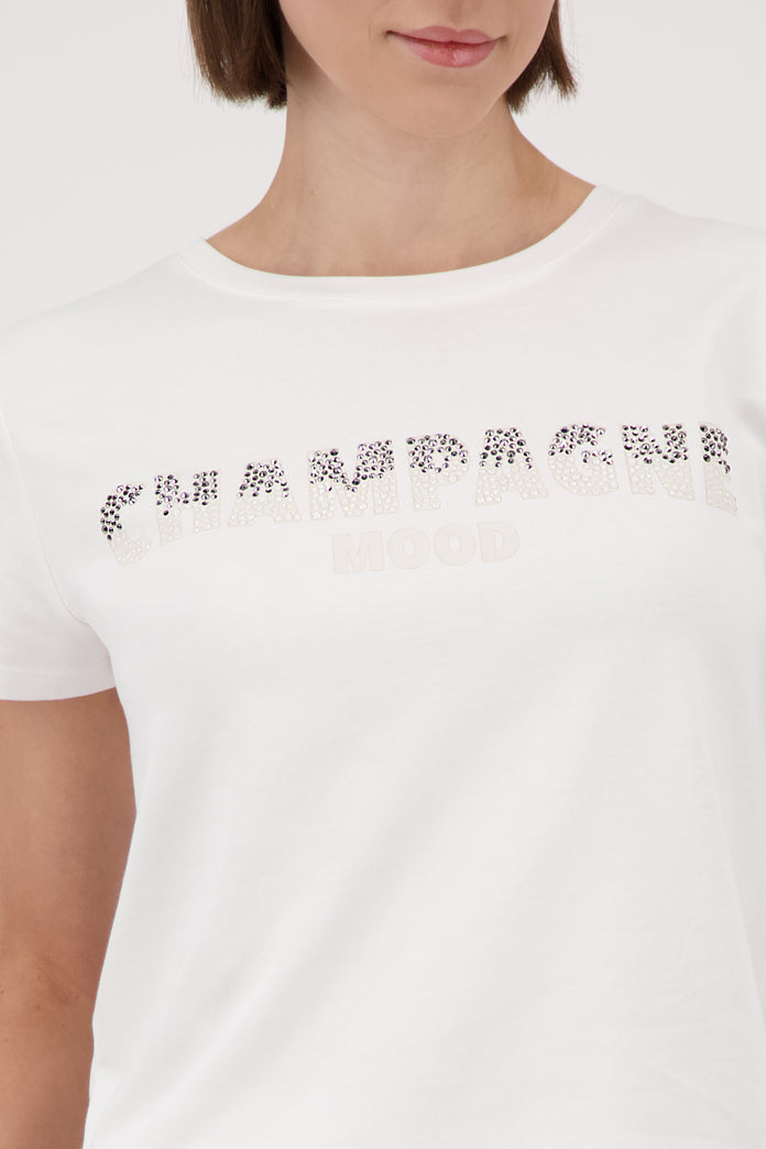 Off White Logo Print Top - 410196