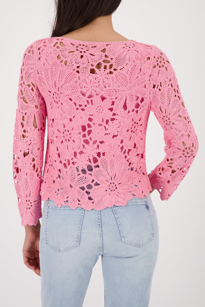 Spring Flower Lace Sweater - 410237