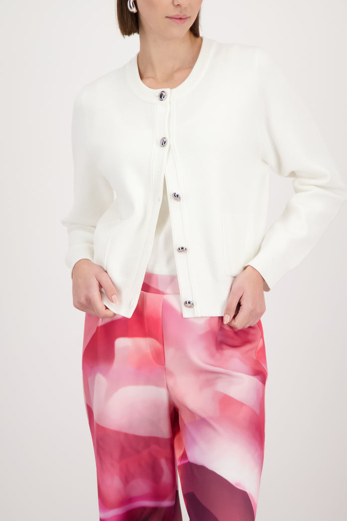 Off White Cardigan - 410308