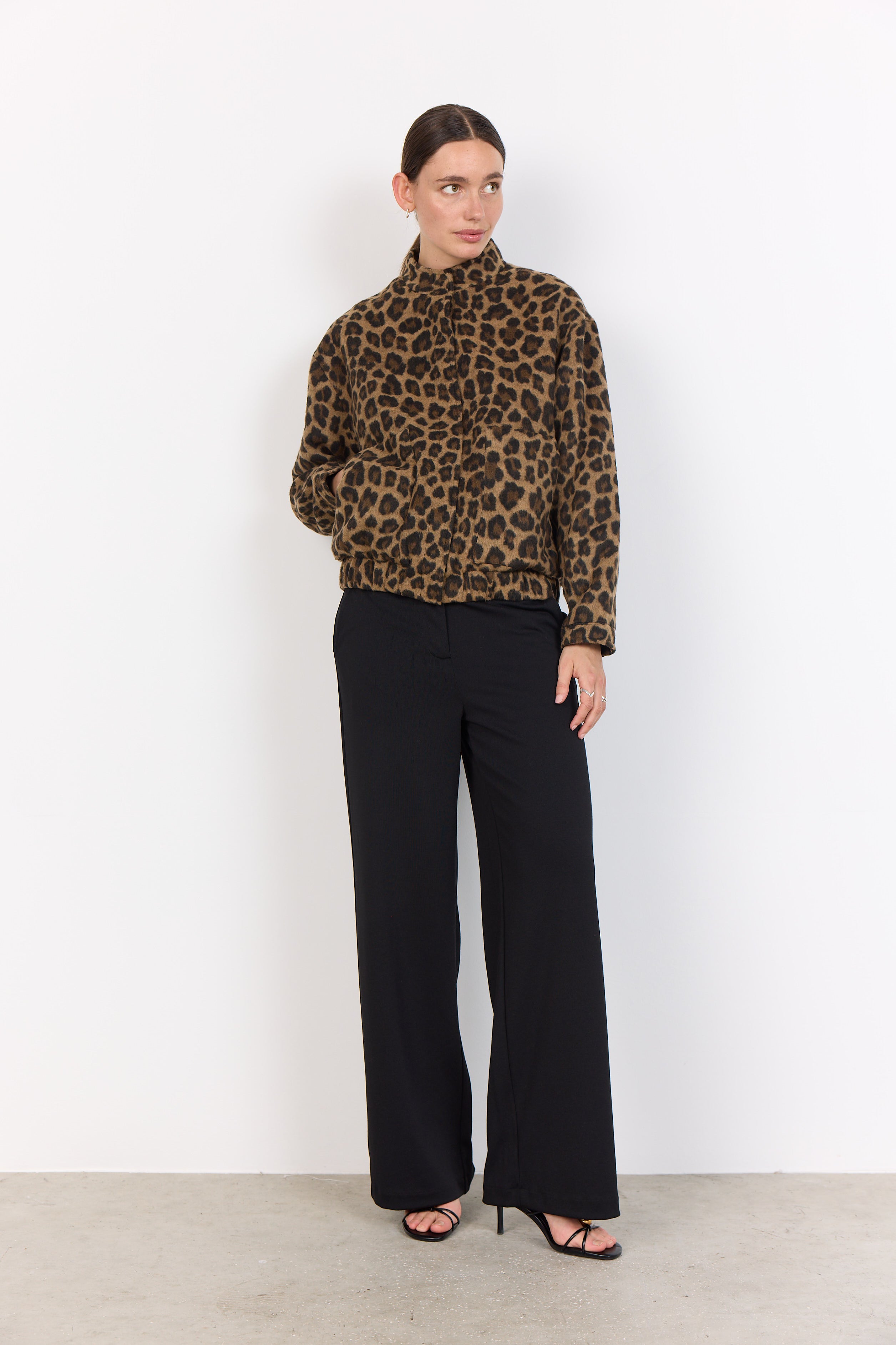 Saraki Leopard Bomber Jacket - 41274