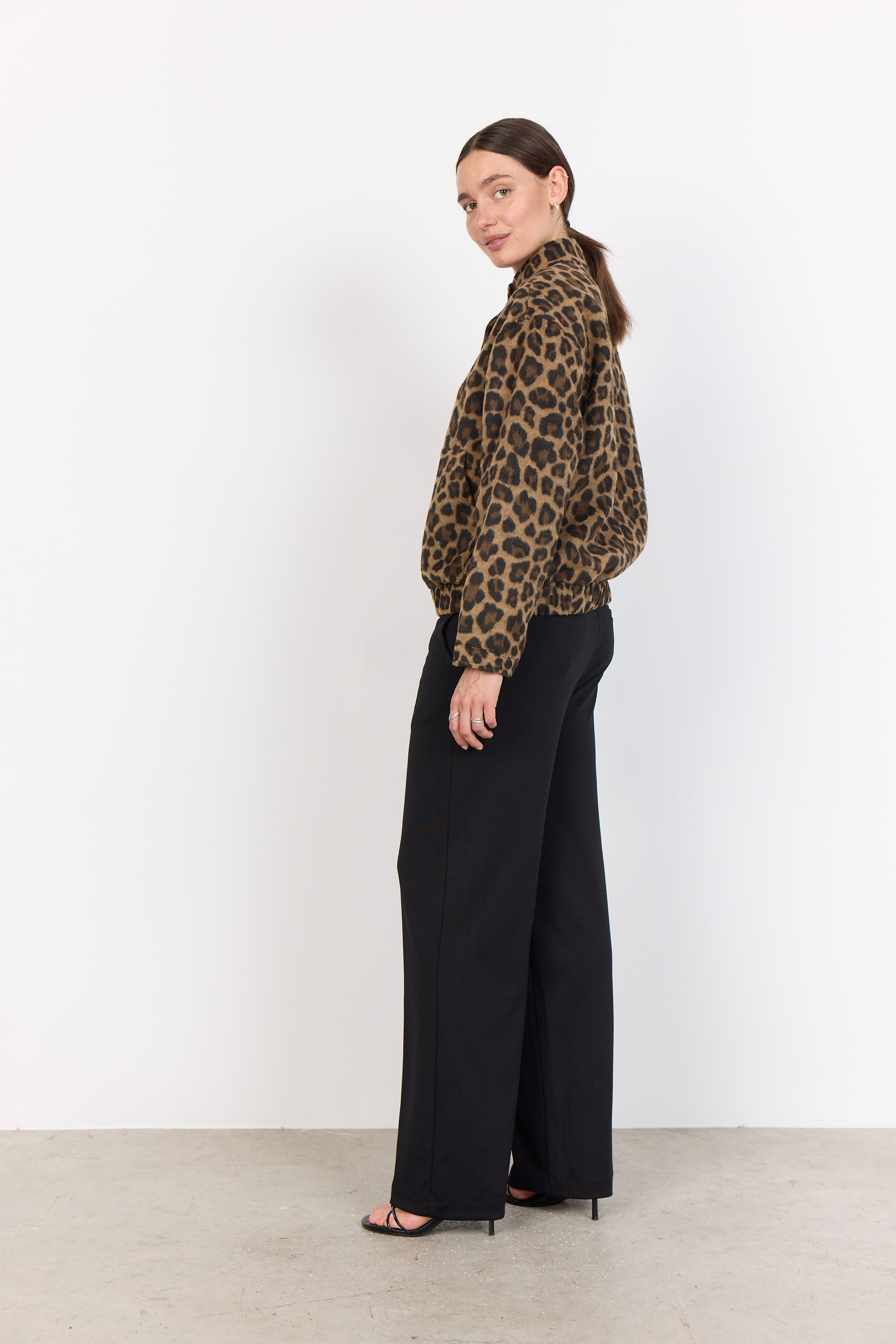 Saraki Leopard Bomber Jacket - 41274