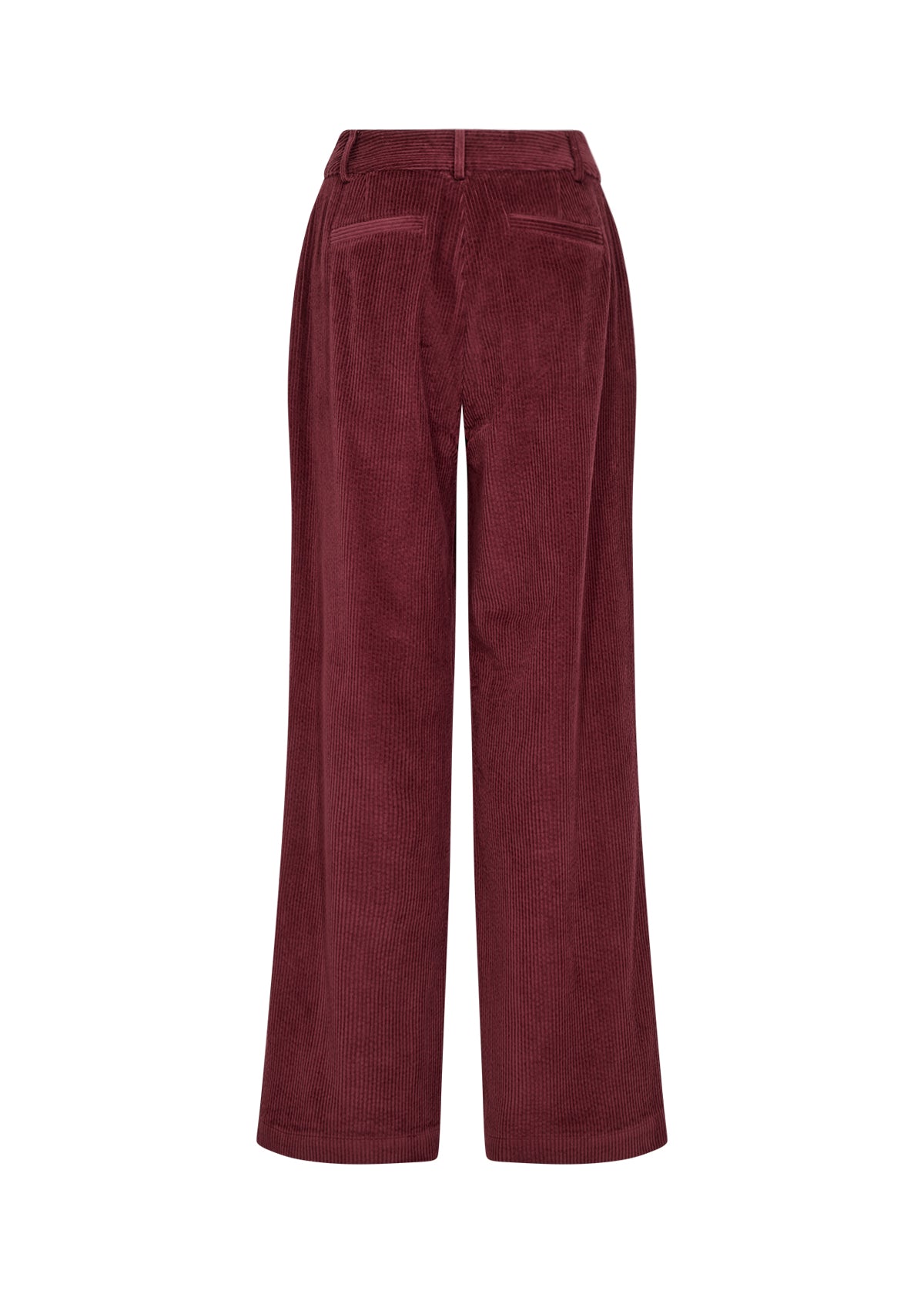 Bindi 19-C Dark Red Corduroy Trousers - 41368
