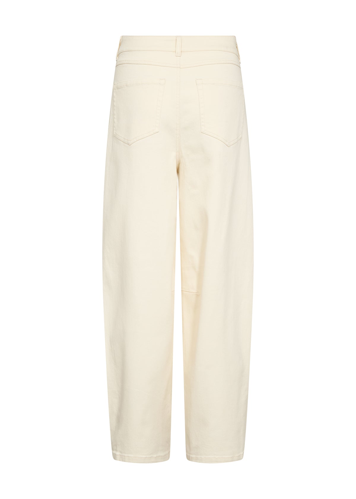 Bess 4-C Cream Barrel Jeans - 41530