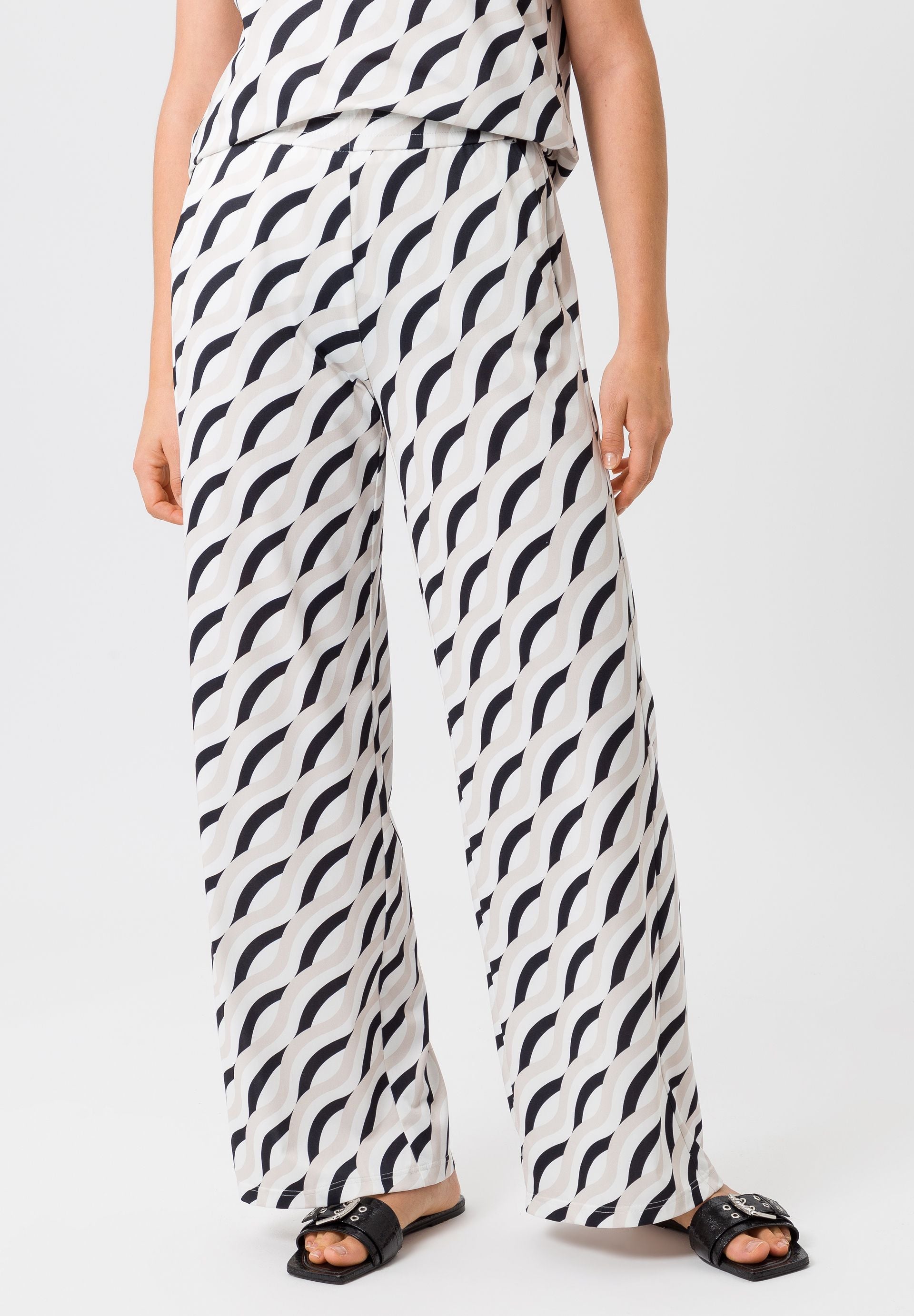 Pull On Print Trousers - 415602