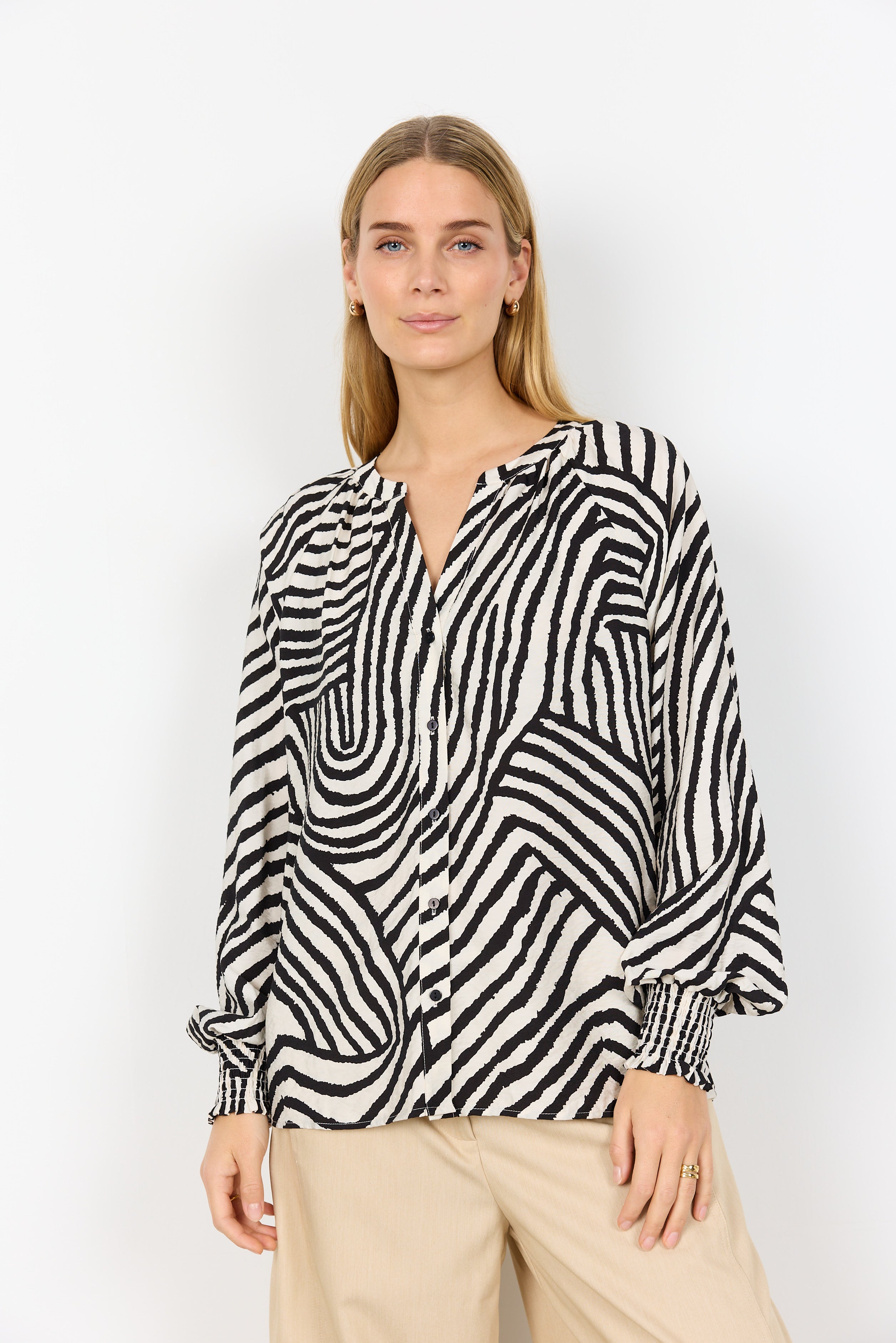 Becca 1 Monochrome Print Blouse - 41562