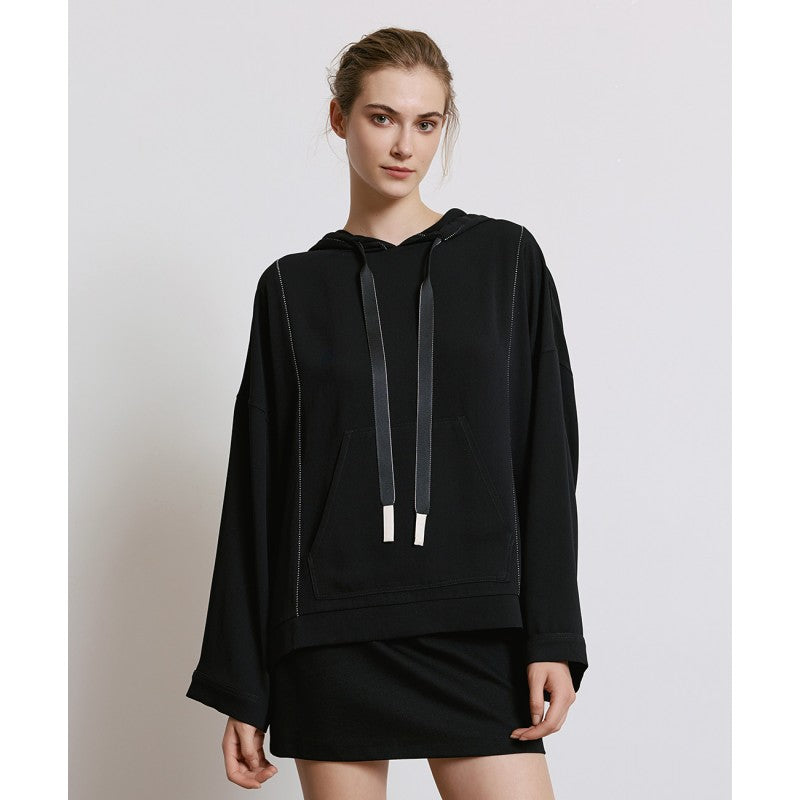 Hooded Drawstring Top - 44 2003 163