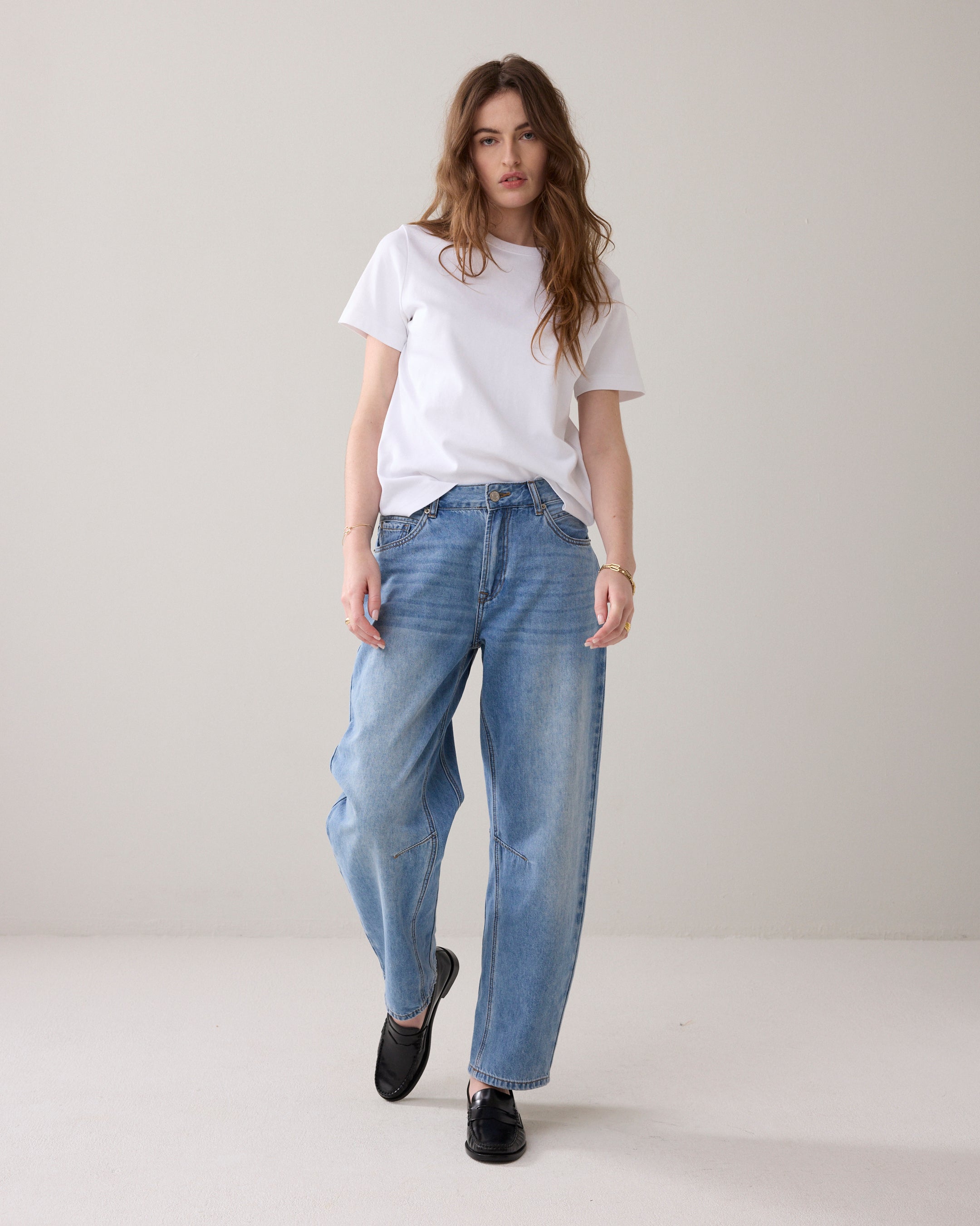 Vintage Blue Cocoon Jeans - 4S2746