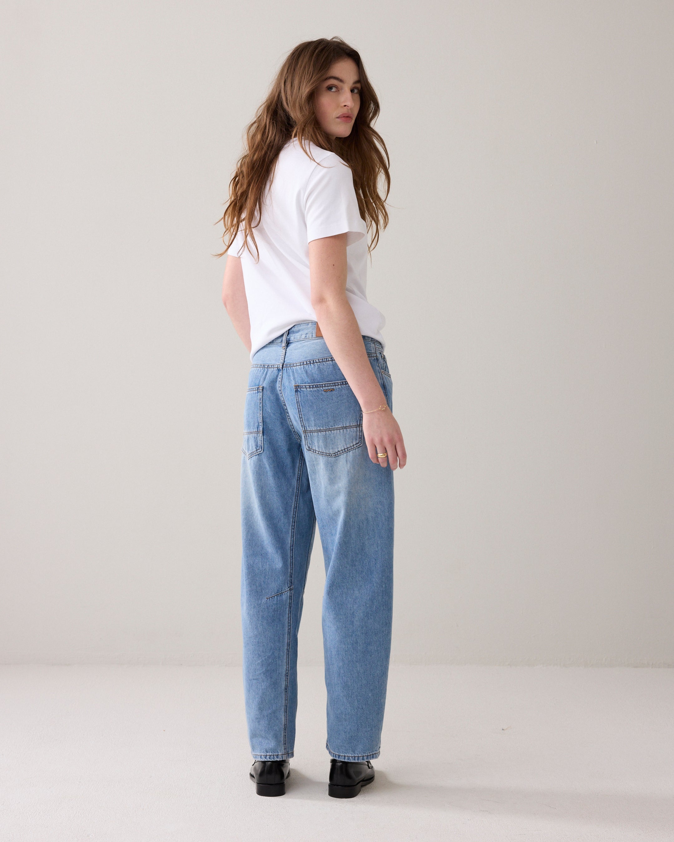 Vintage Blue Cocoon Jeans - 4S2746