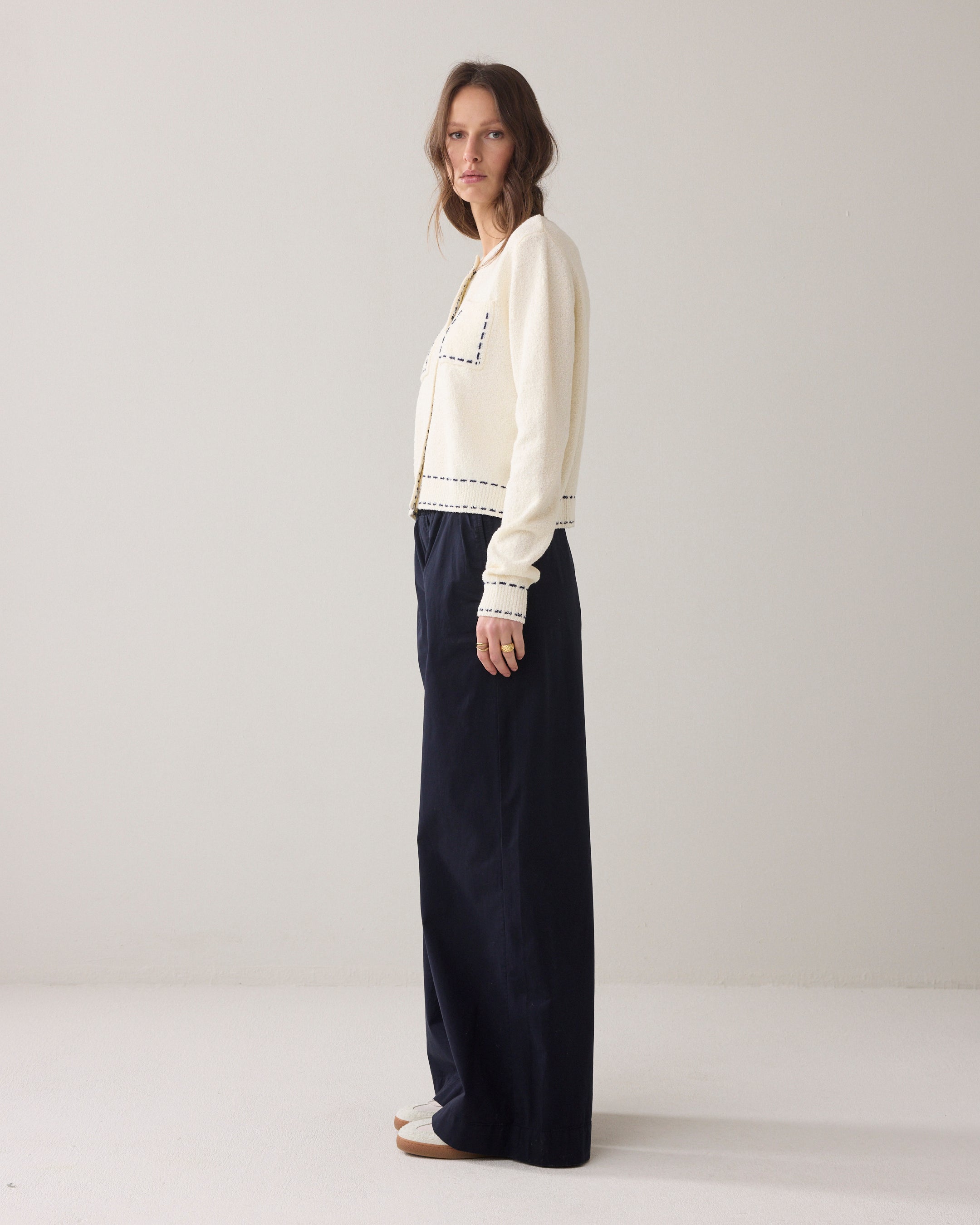 Midnight Blue Palazzo Pants - 4S2909