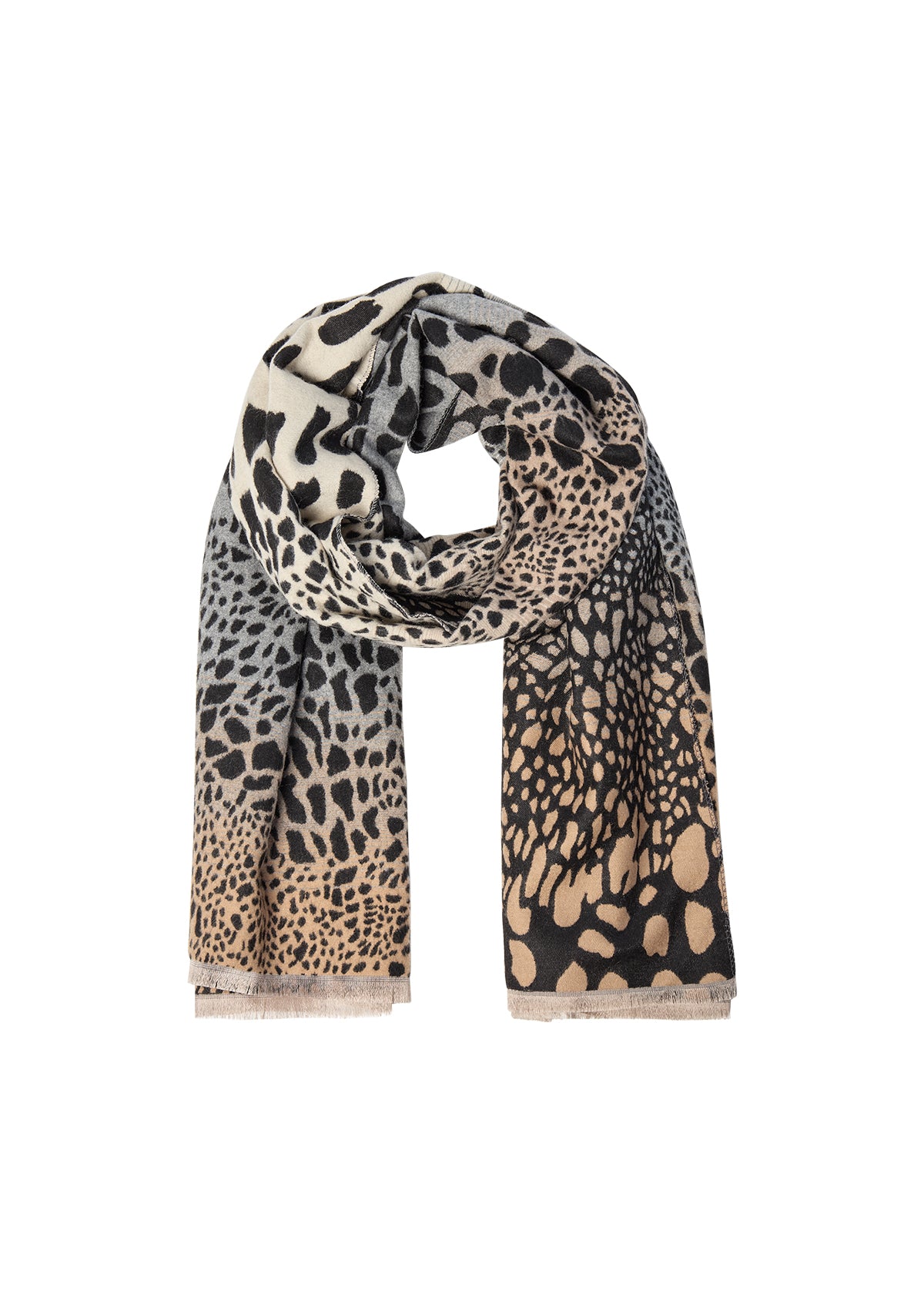 Voisa 1 Black Combi Scarf - 51438