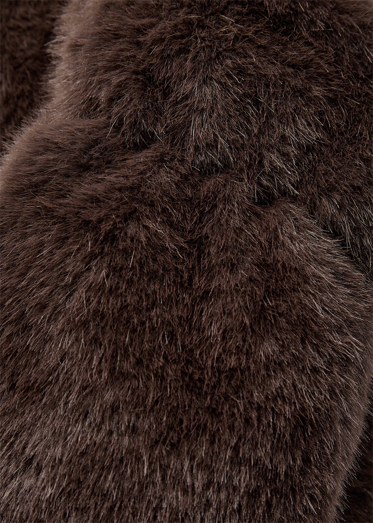 Vendla 1 Chocolate Plum Faux Fur Mittens - 51442