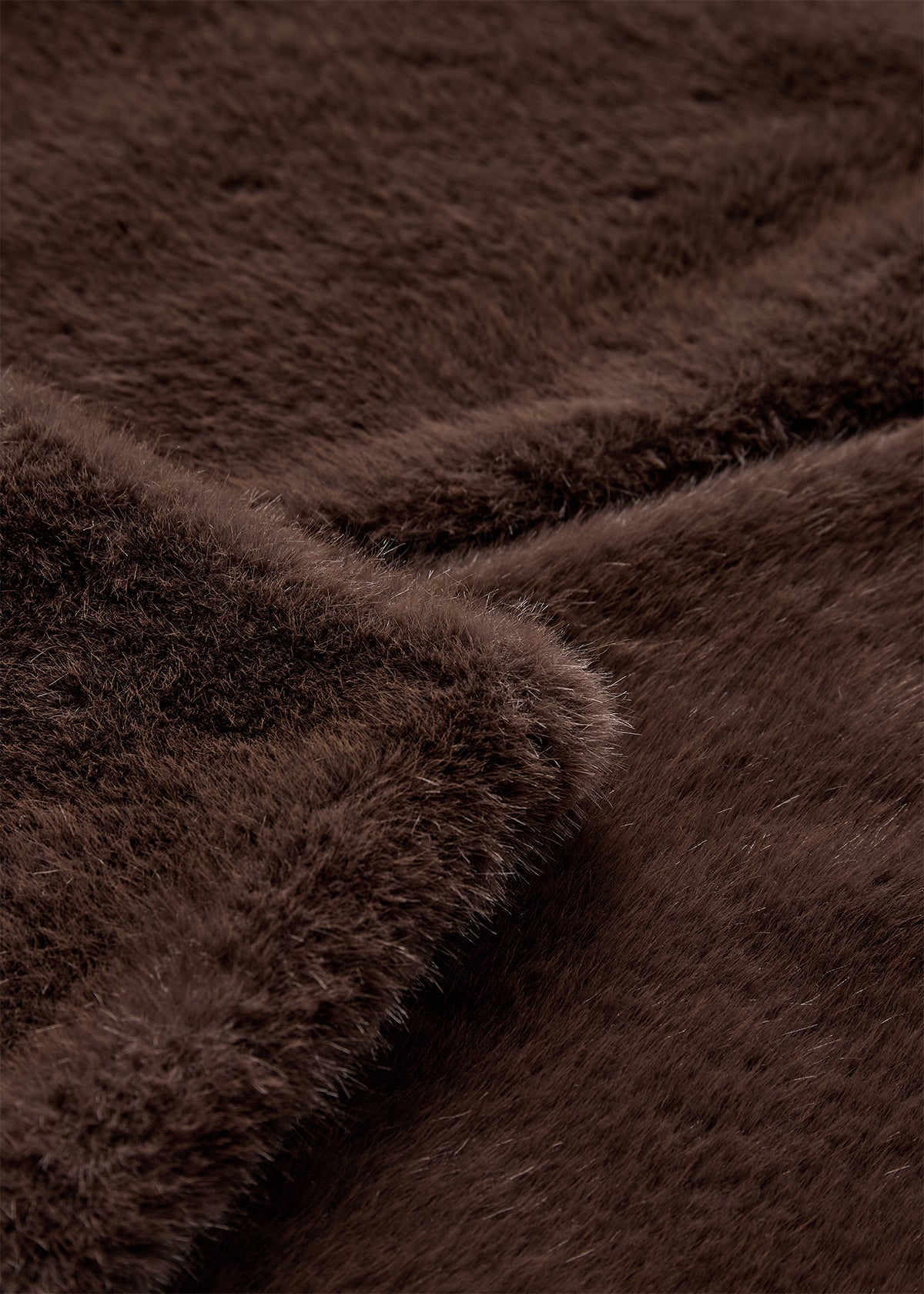 Vendla 2 Chocolate Plum Faux Fur Scarf - 51443