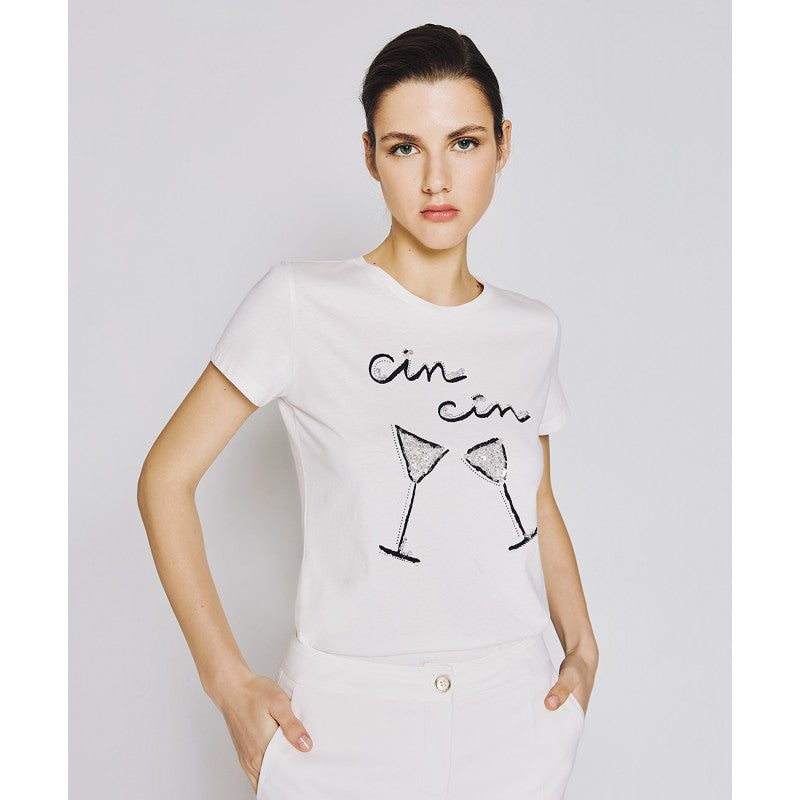 Off White T-Shirt - 53-2105