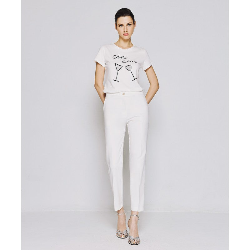 Off White T-Shirt - 53-2105