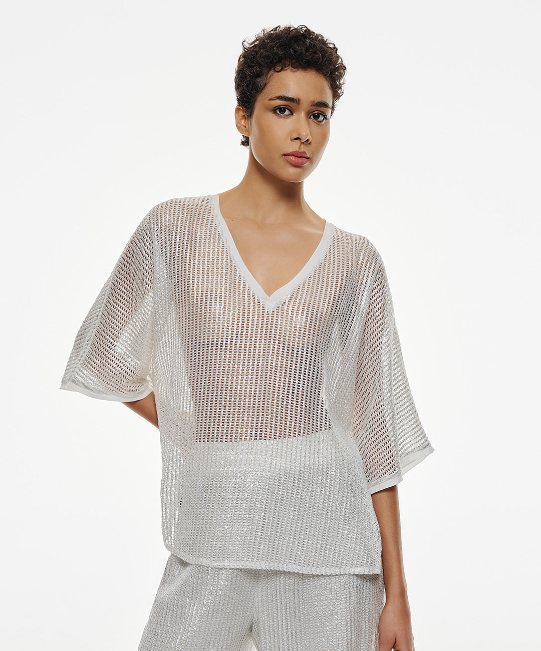 Silver Blouse - 53-2177