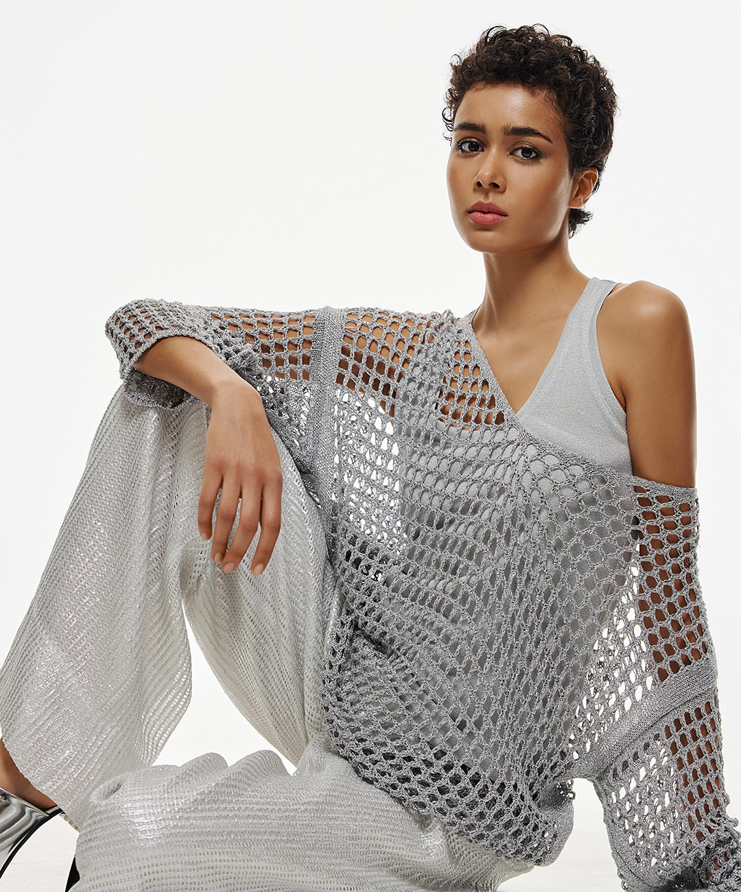 Silver Blouse - 53-8006