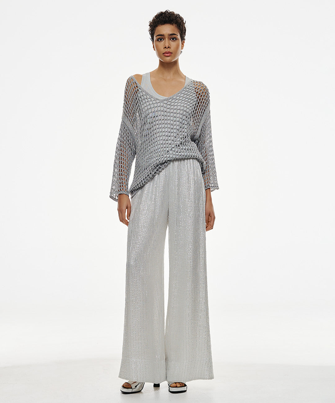 Silver Blouse - 53-8006