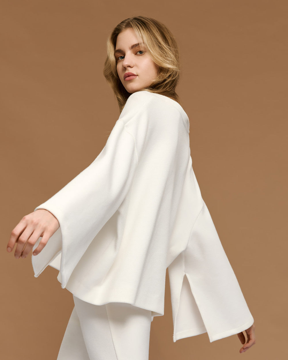 Off White Blouse - 54-2125