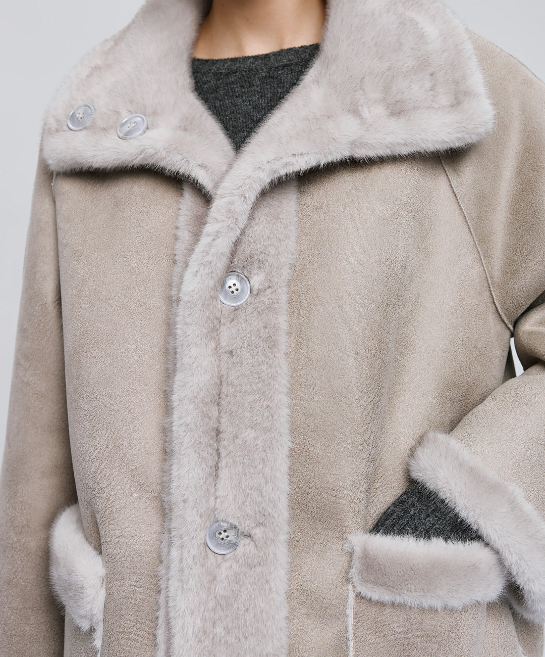 Grey Reversible Coat - 54-9143