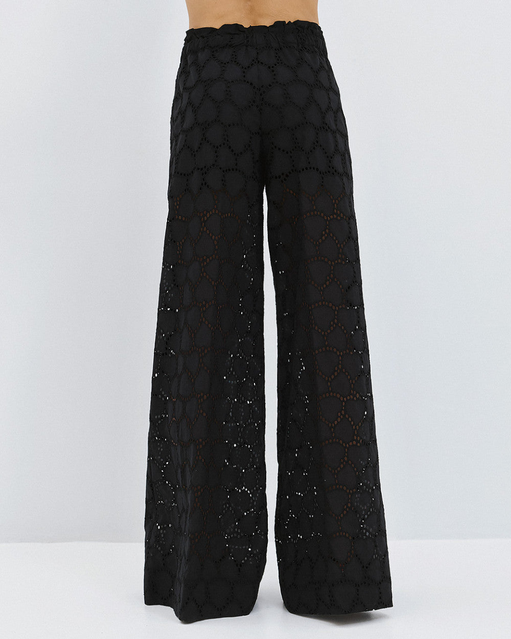 Black Broidery Trousers - 63-5025
