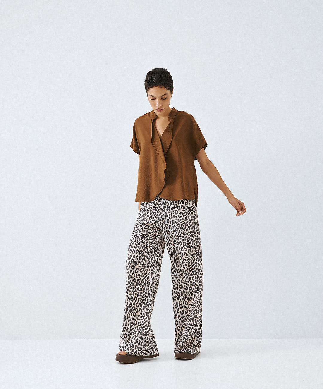 Leopard Print Pants - 63-5026
