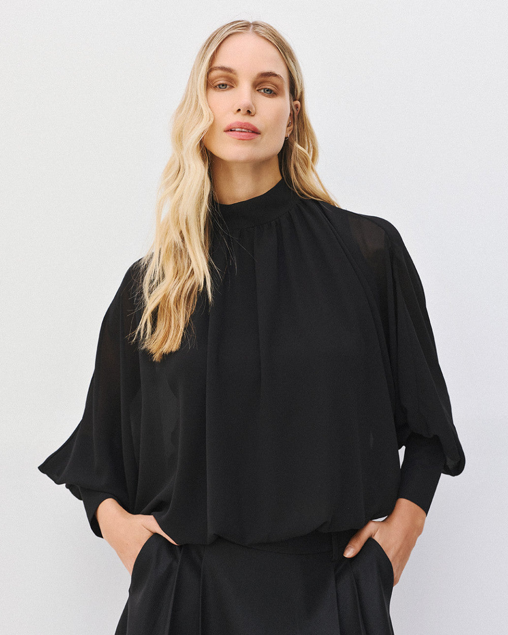 Black Blouse - 64-2042