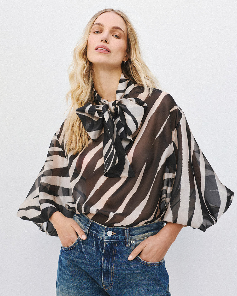 Zebra Blouse - 64-2075