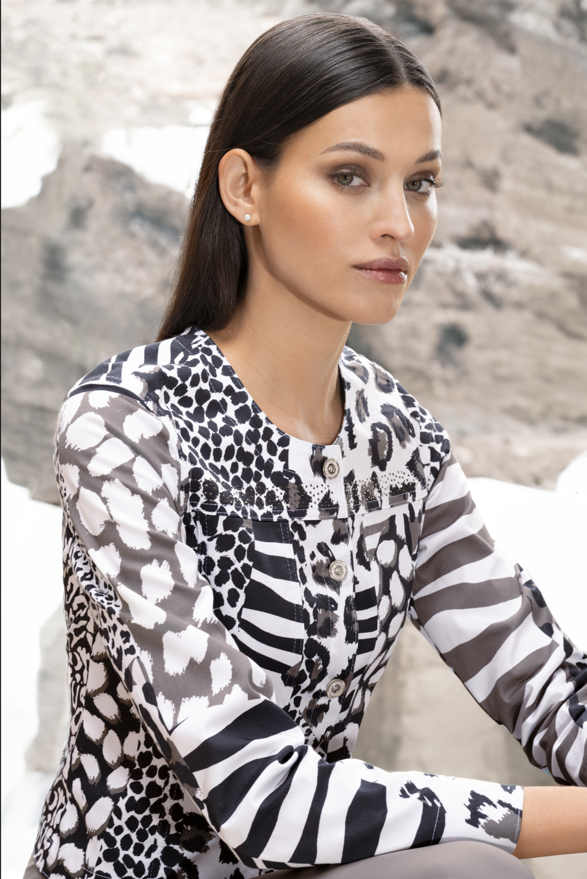 Animal Print Jacket - 67339