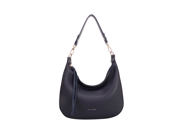 Navy Large Shoulder Bag - 6901-2