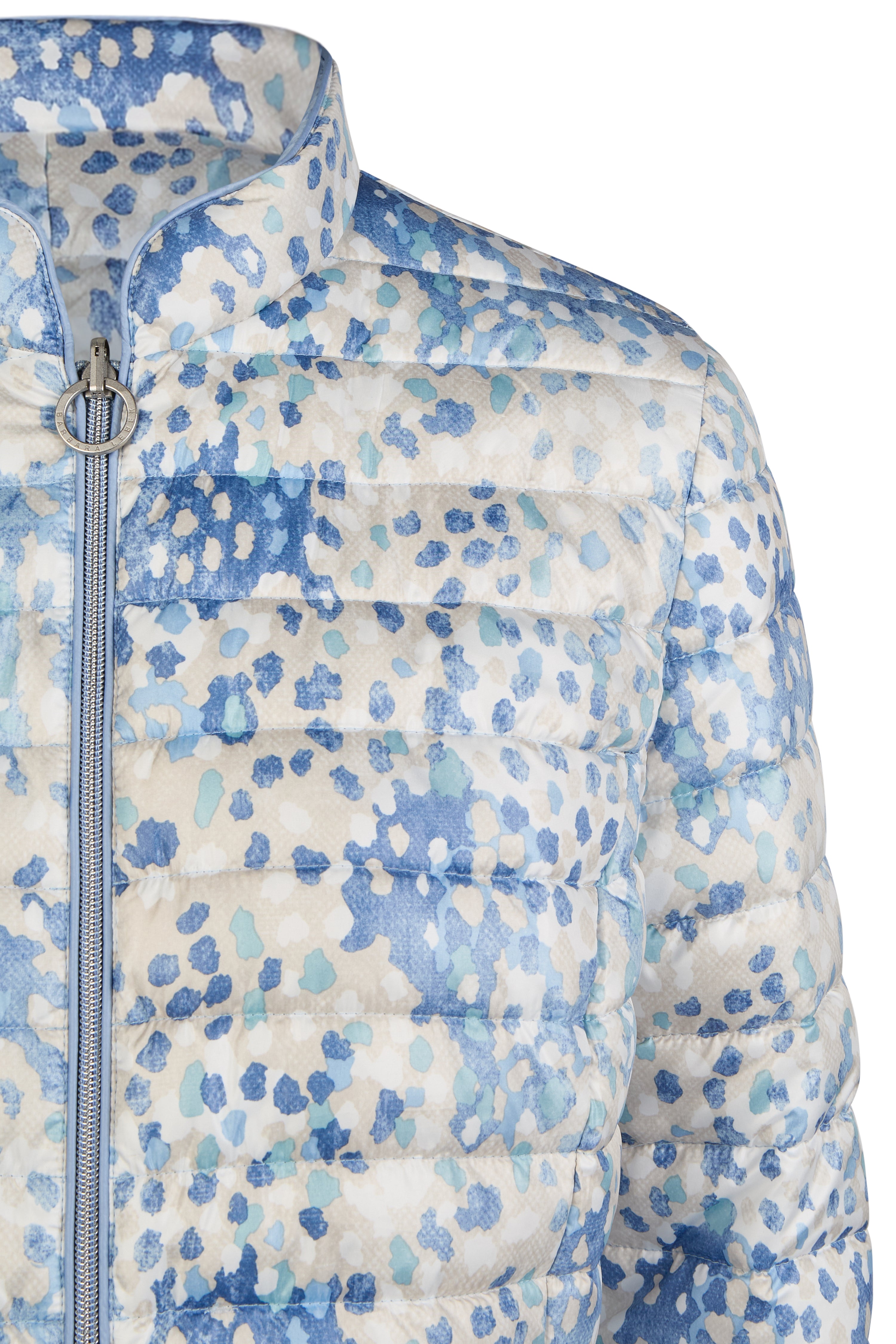 Blue Print Padded Jacket - 7067